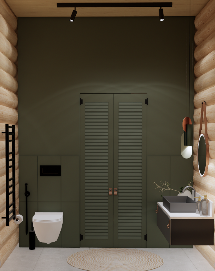 Дом-баня для сдачи в аренду 160 кв. м. Дизайнер интерьеров г. Москва Ольга Богданова