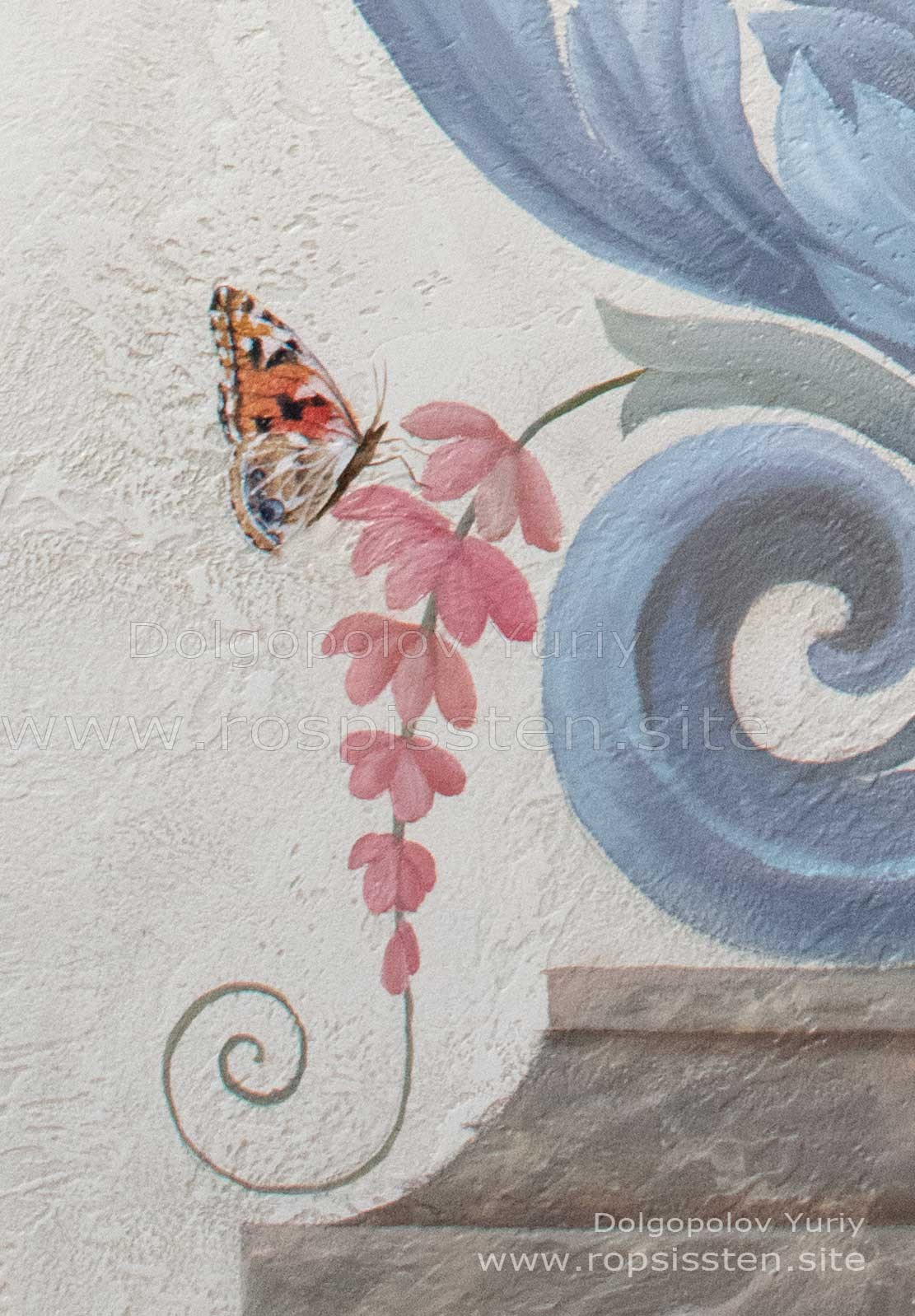 Роспись стен замок