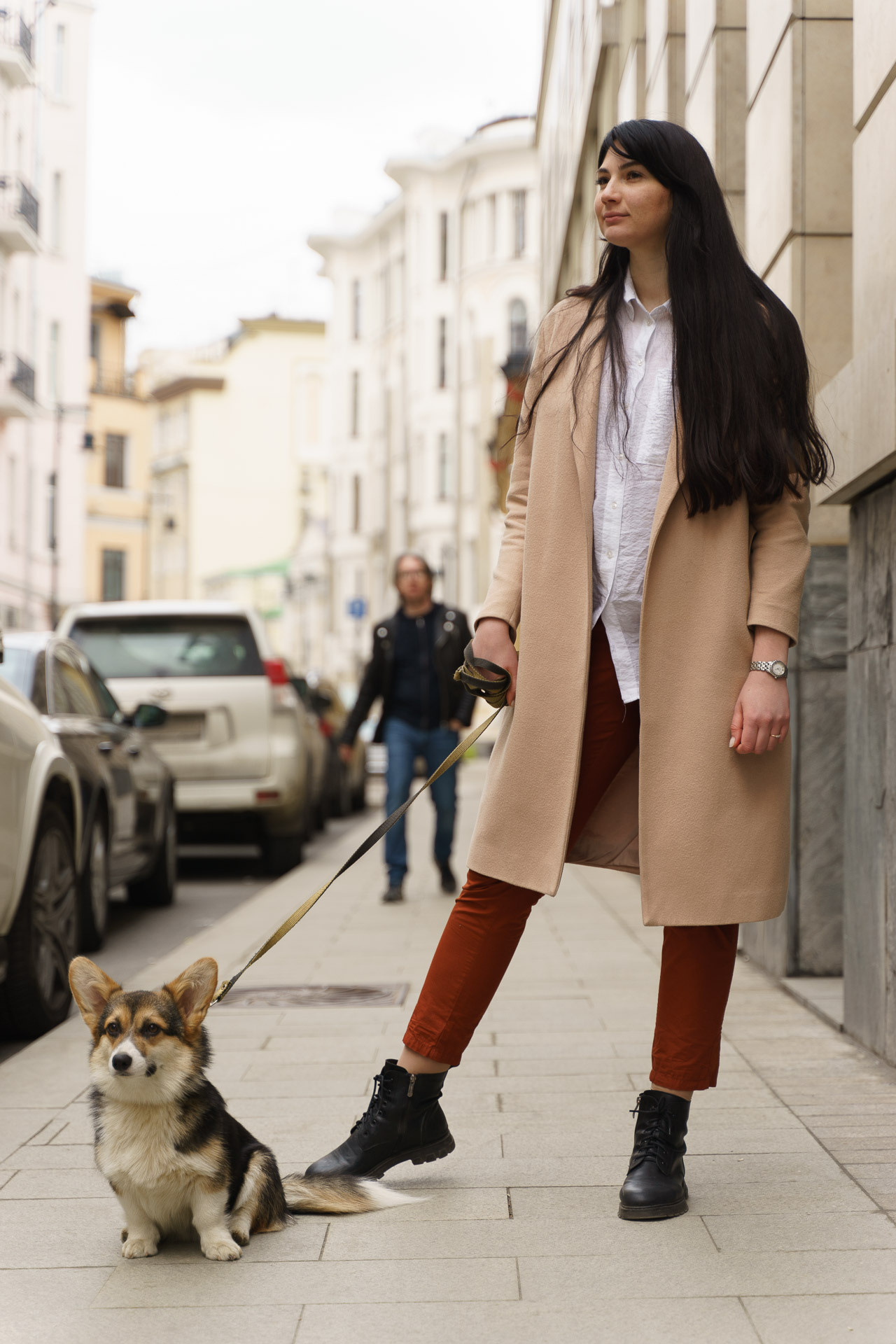 Прогулочная фотосессия на улицах Москвы. Свадебный и семейный фотограф в Новосибирске Данил Коротких