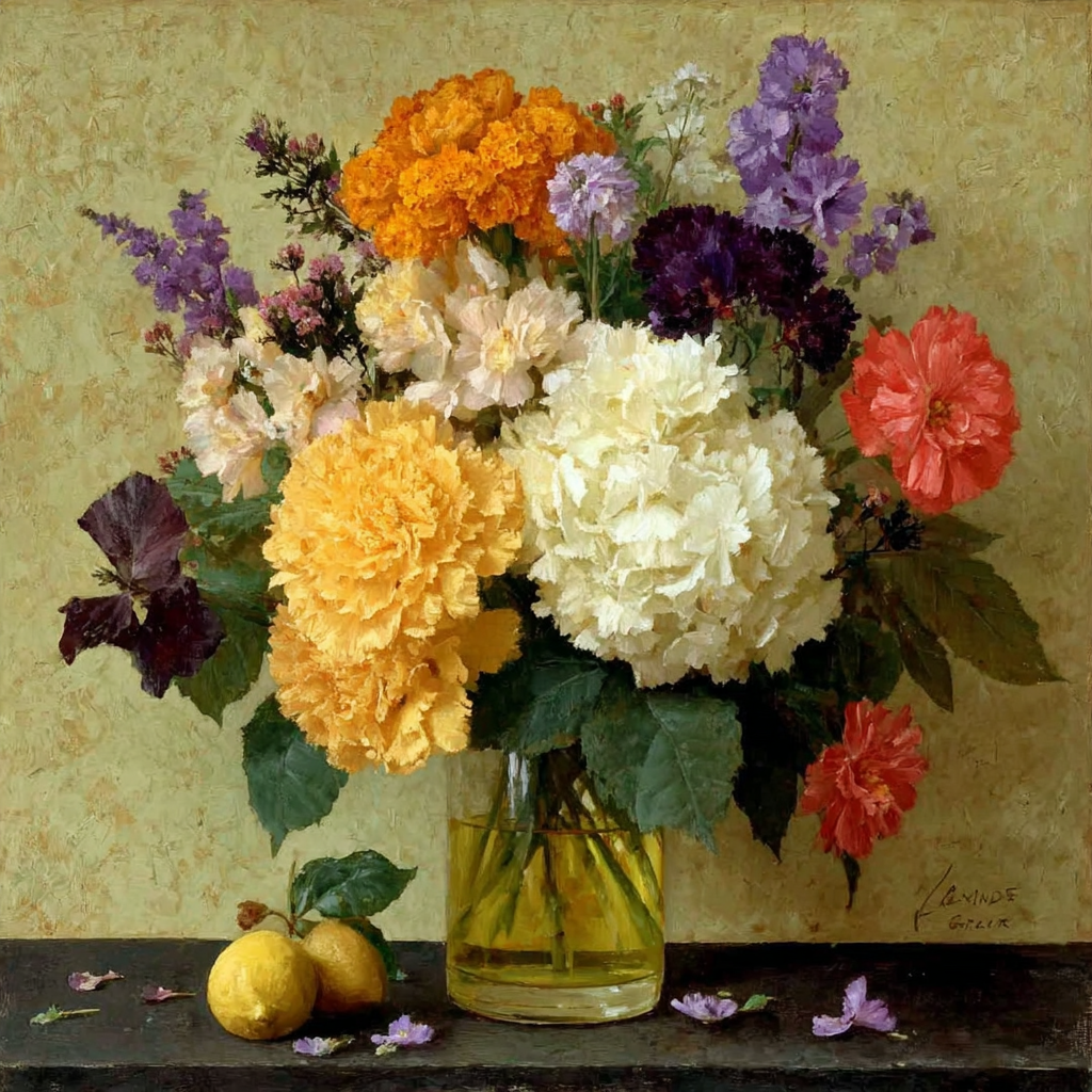 ЦВЕТЫ. Художник Дмитрий Рыжиков