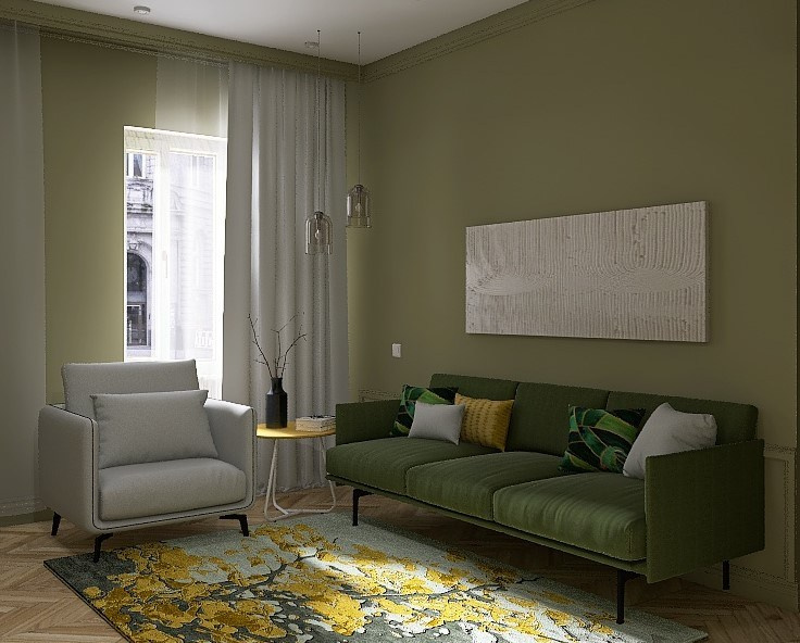 Дизайн-проект в старом фонде. Главная