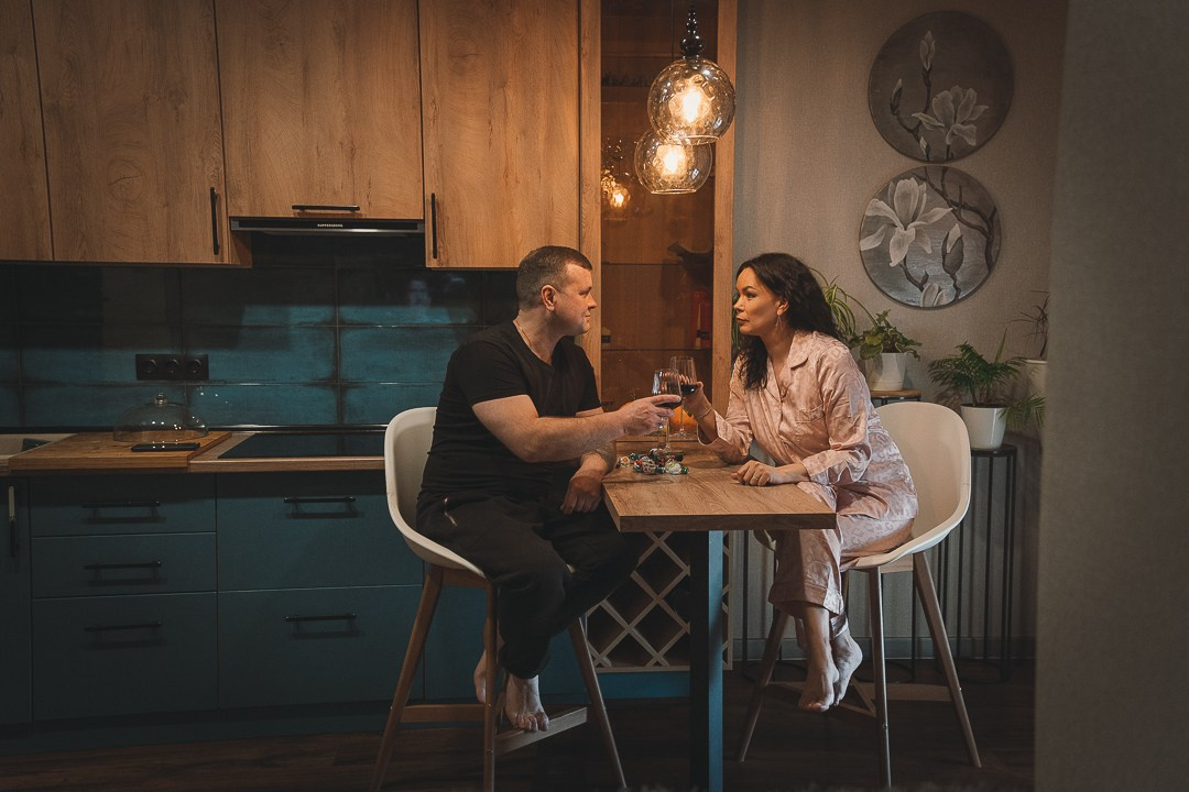 Домашняя фотосессия. Александр и Ирина