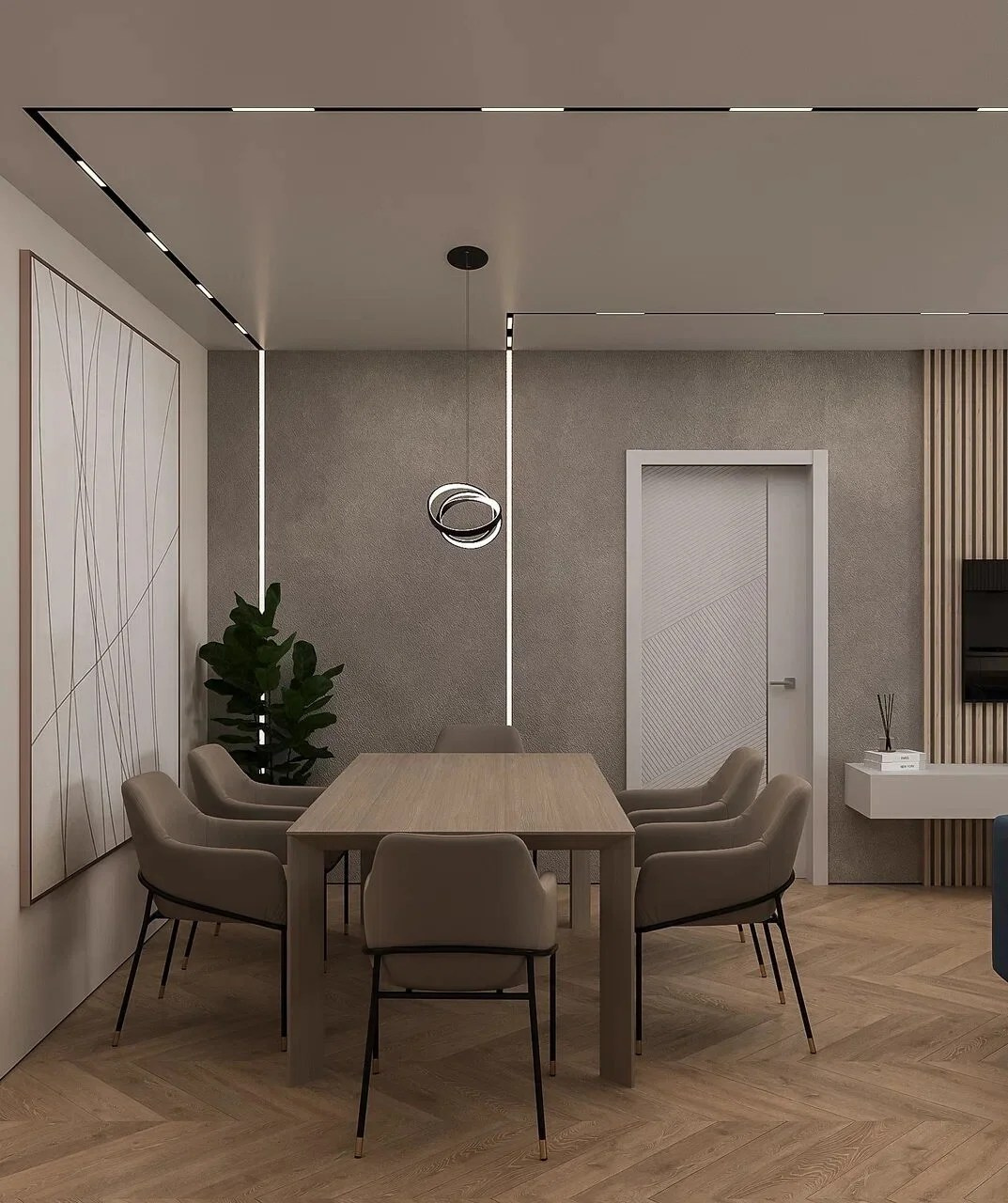 Учительская, Тверь. Modern Muf студия дизайна интерьера