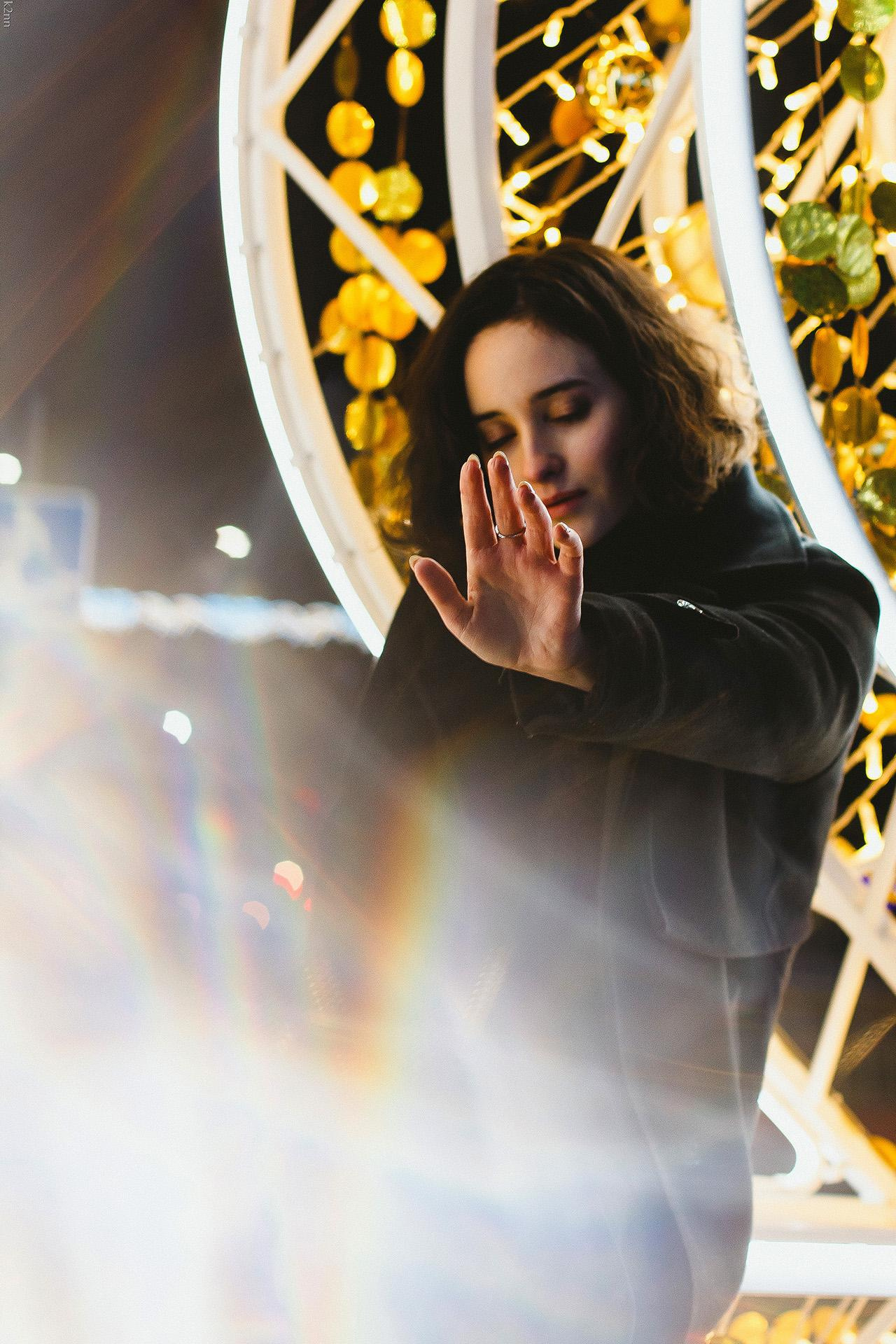 Виолетта и огни Симферополя. Фотограф Антон Катунин | Симферополь