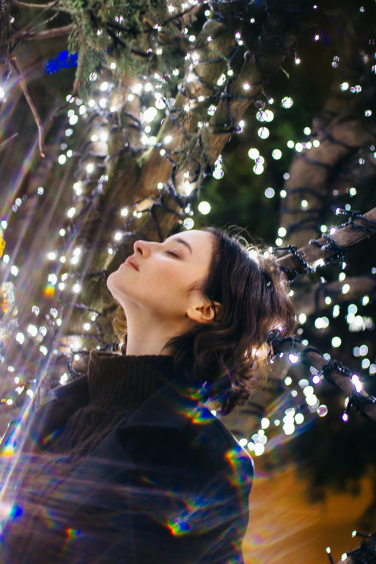 Виолетта и огни Симферополя. Фотограф Антон Катунин | Симферополь