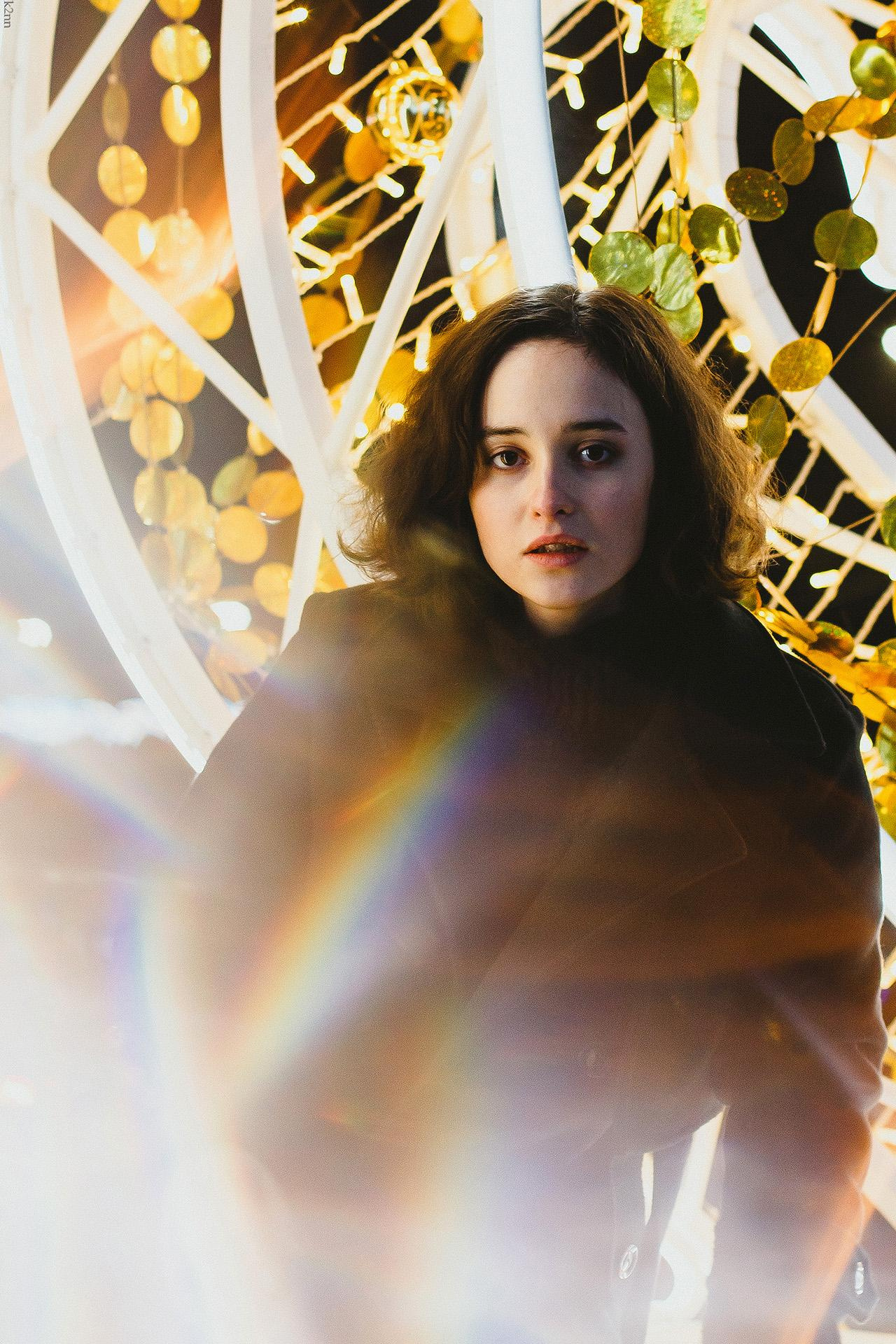 Виолетта и огни Симферополя. Фотограф Антон Катунин | Симферополь