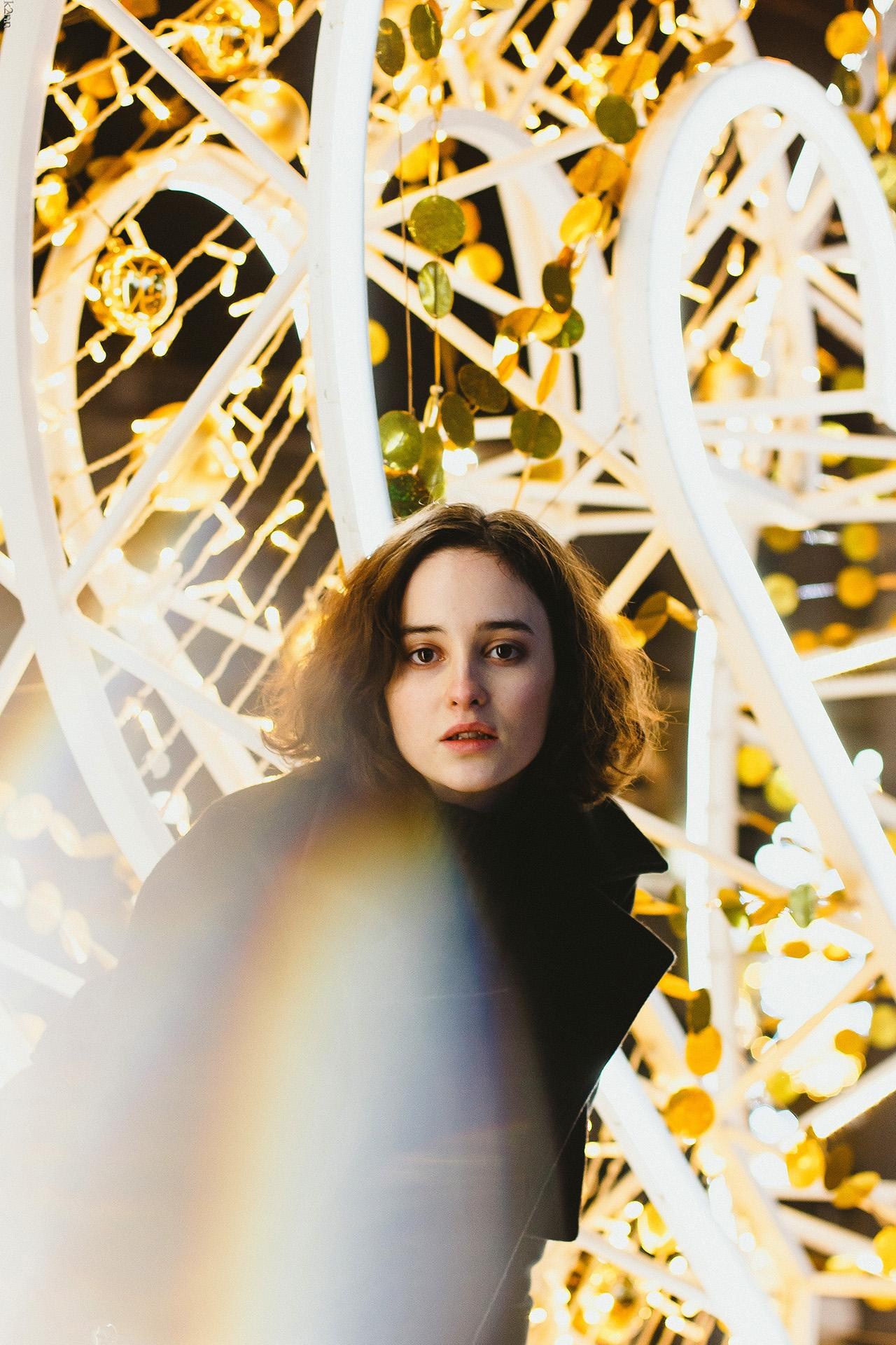 Виолетта и огни Симферополя. Фотограф Антон Катунин | Симферополь