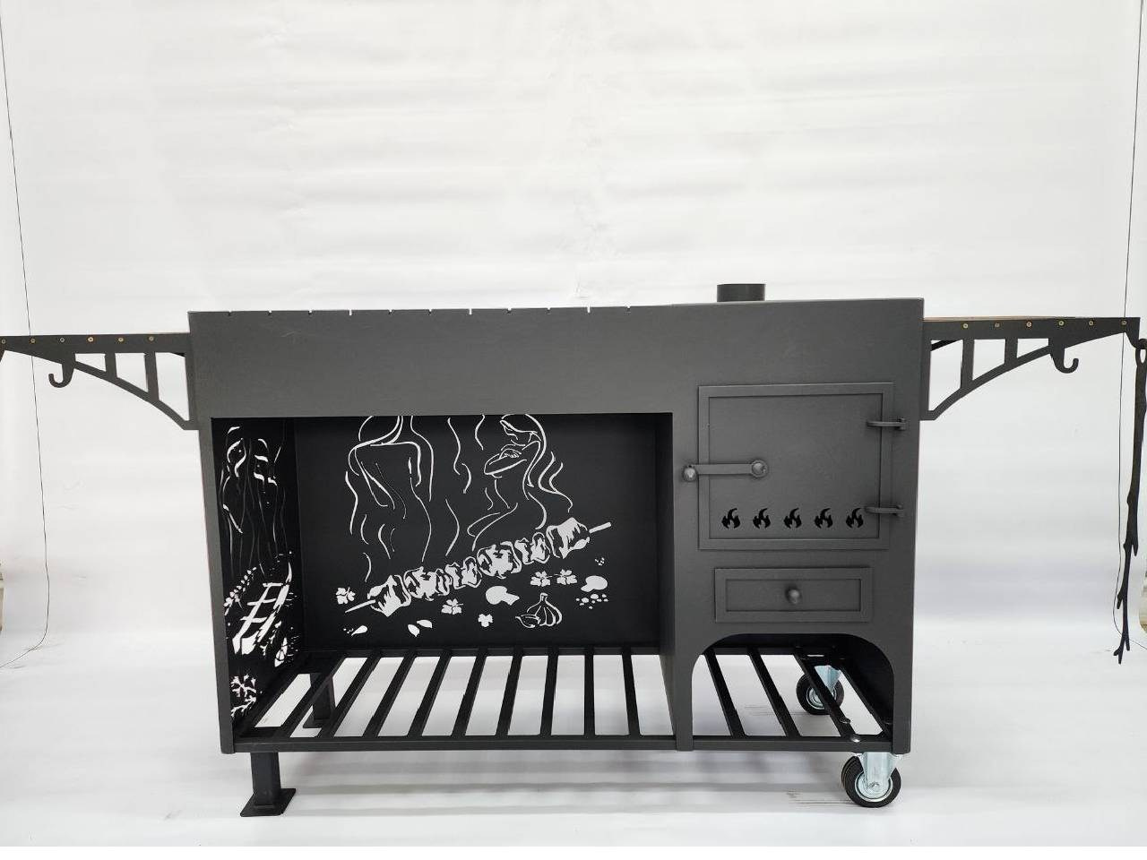 Мангалы с печью под казан. Купить / заказать мангал для дома в Краснодаре от производителя «Мангал Мастер»