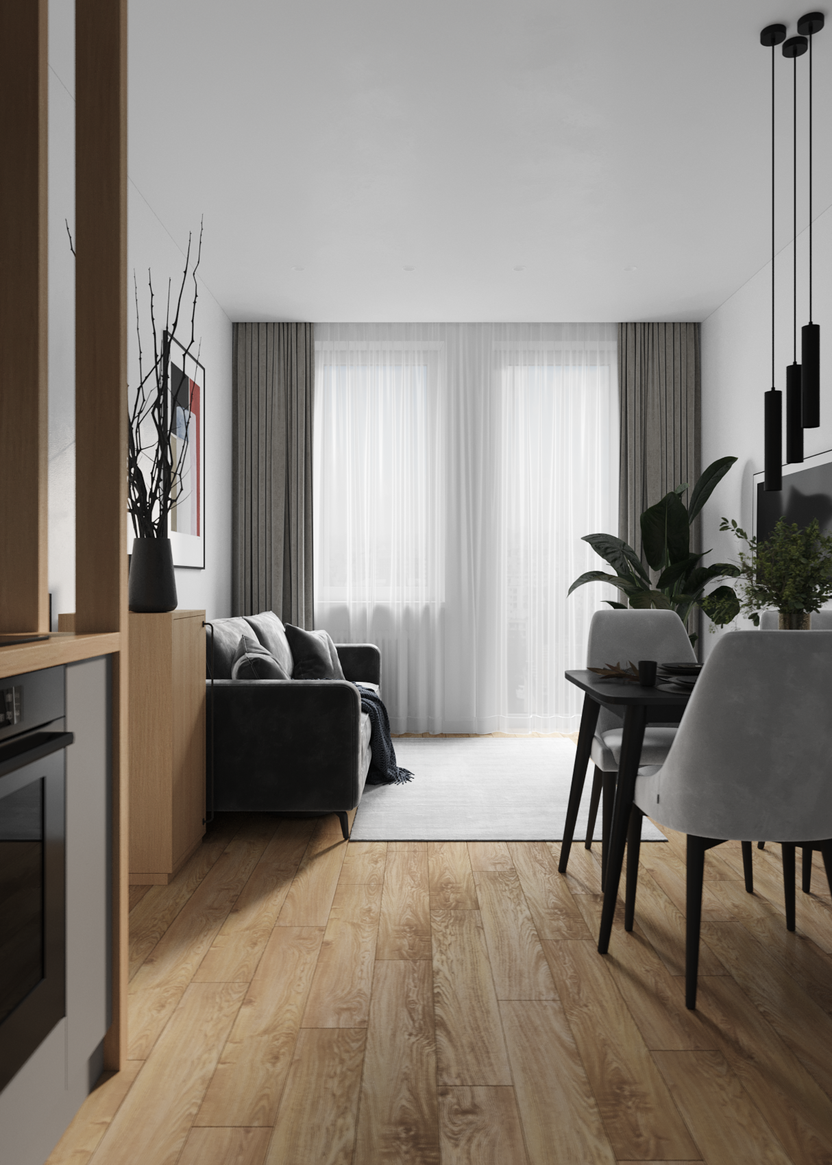 Реконструкция 3х.-к сталинки. Студия Дизайна интерьера Tsvetdesign. Дизайнер в Санкт-Петербурге