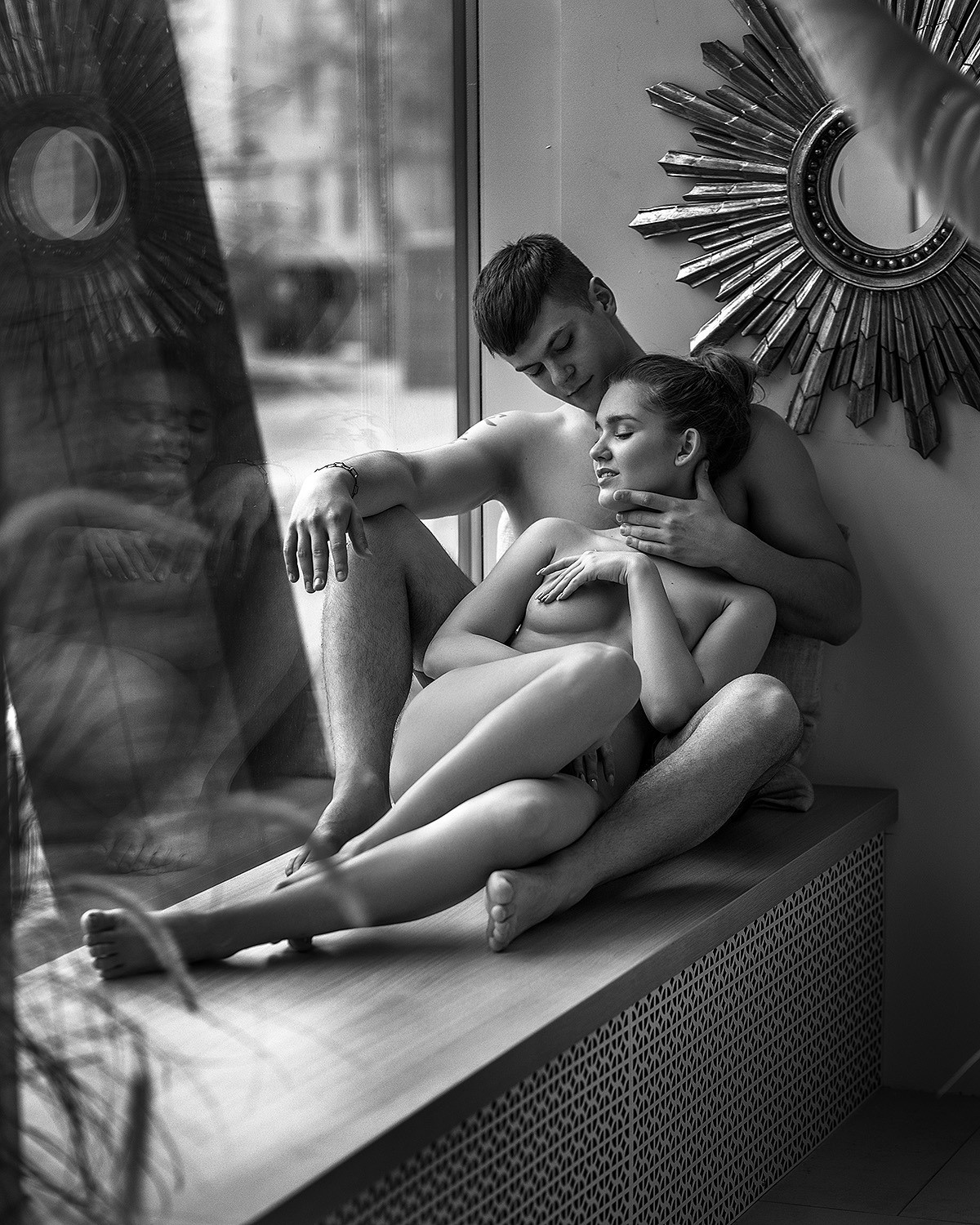 Красивые парные фотосессии для мужчин и женщин от московского фотографа  в жанре будуар и Арт ню, Александра Шебанова
