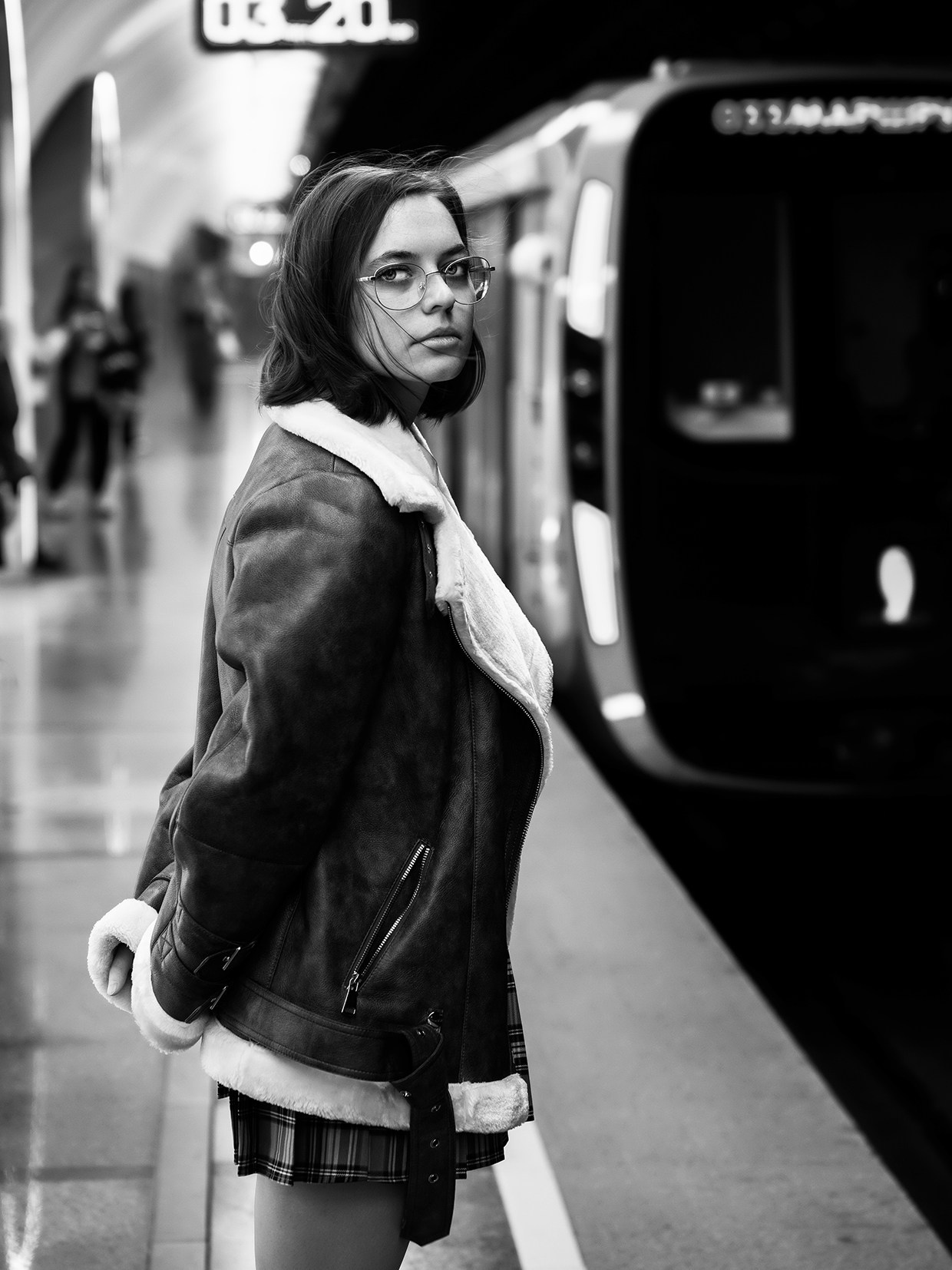 Анна (портрет, город, метро). Фотограф в Москве. Александр Луппов