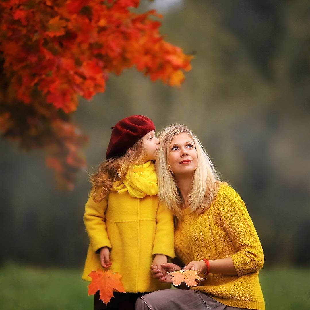 Мама с детьми