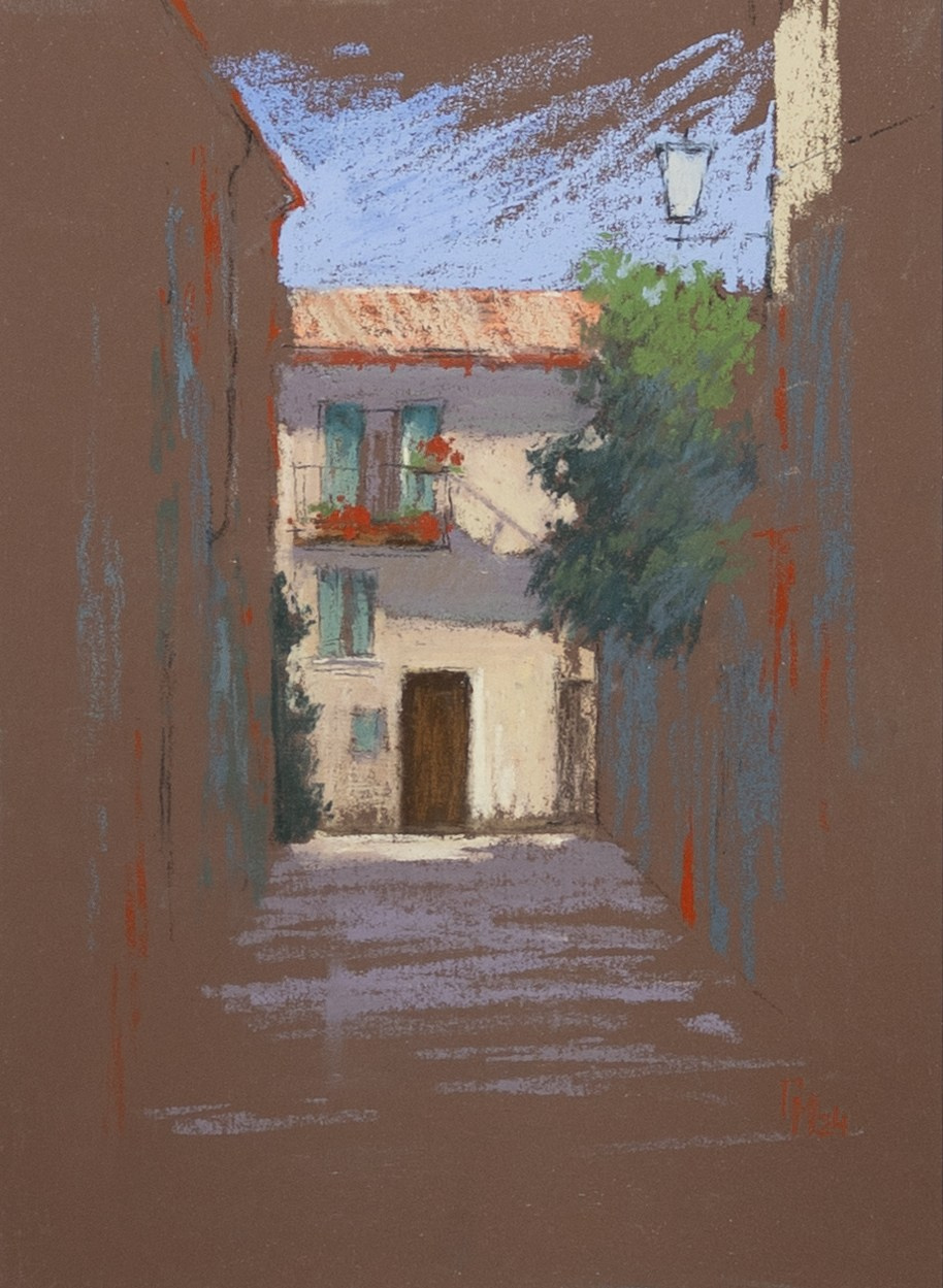 Пьенца. Пастель, 21х28см.