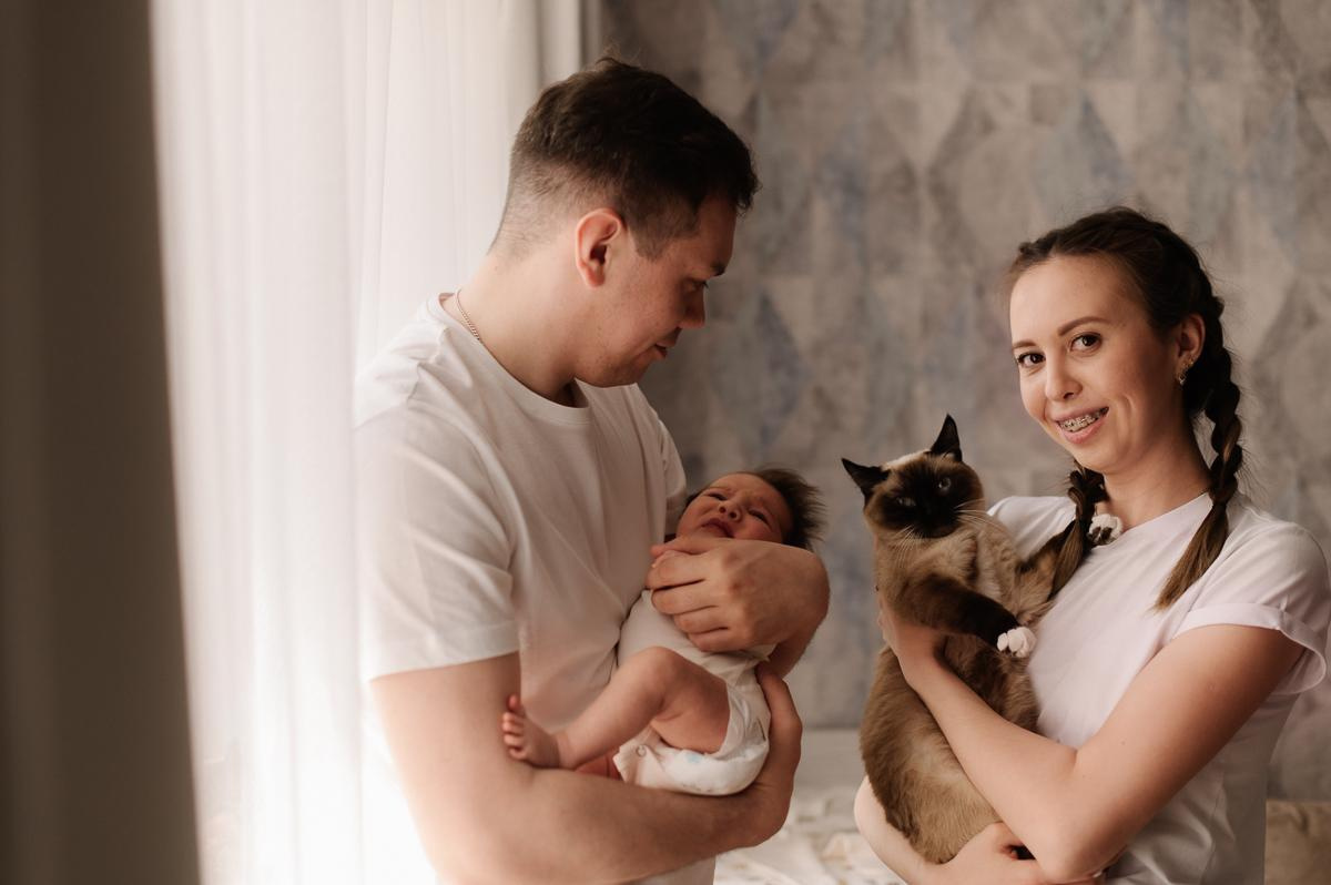 Домашняя фотосессия. Семейный фотограф Тюмень