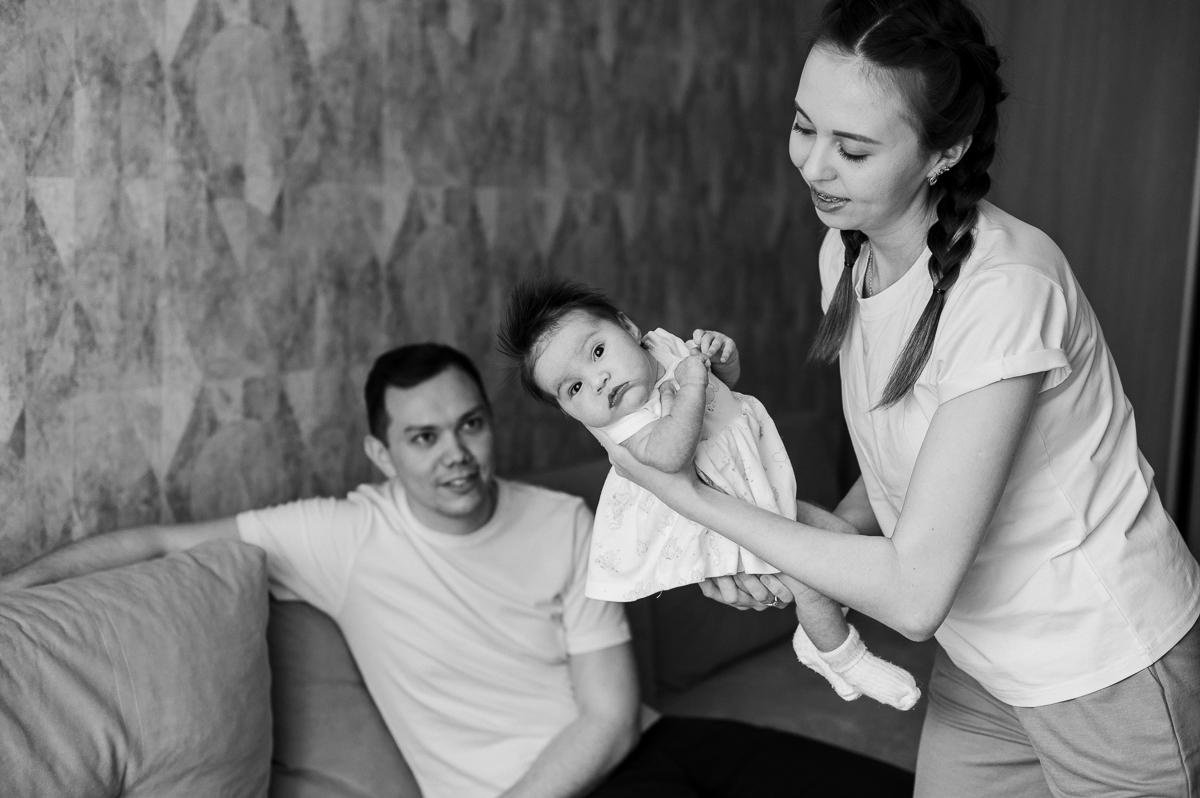 Домашняя фотосессия. Семейный фотограф Тюмень