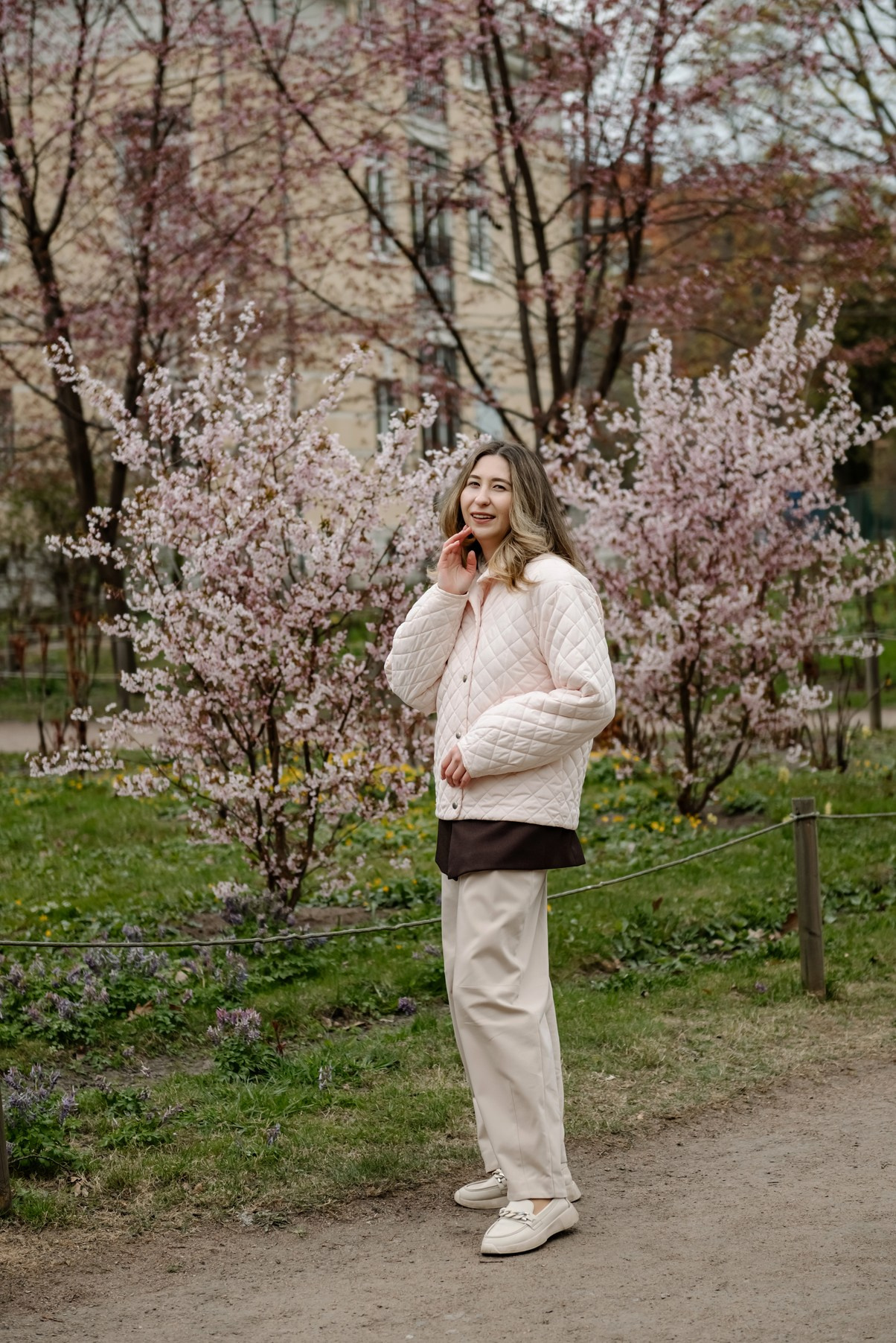 Марина с сакурой. Свадебный и семейный фотограф в Санкт-Петербурге Елена Худякова