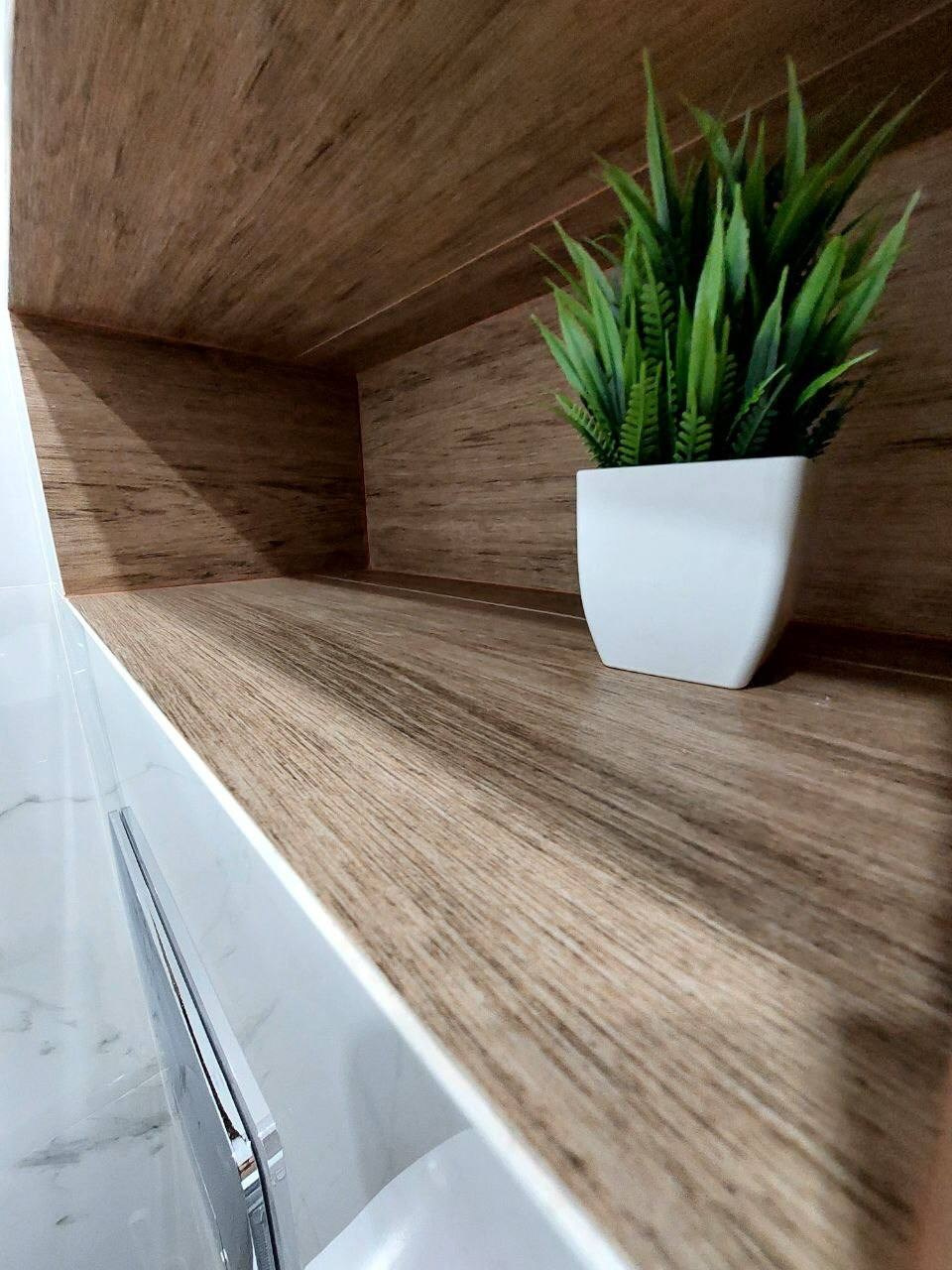 Ванная комната (ЖК Мечта, ул. Мансура Хасанова д. 13). Ремонт санузла, туалета, ванной под ключ в Казани. Укладка плитки