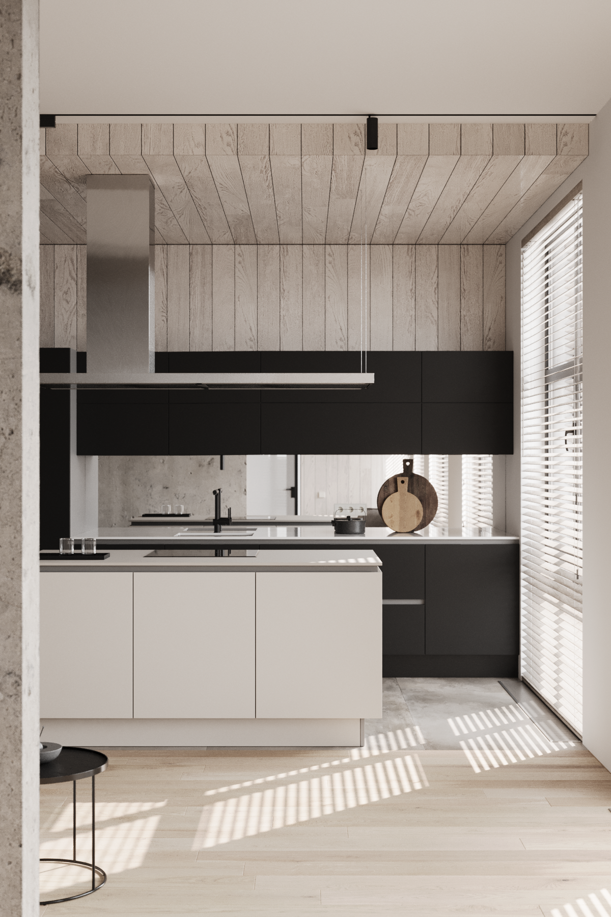 Minimalist apartment. 3d визуализатор интерьеров