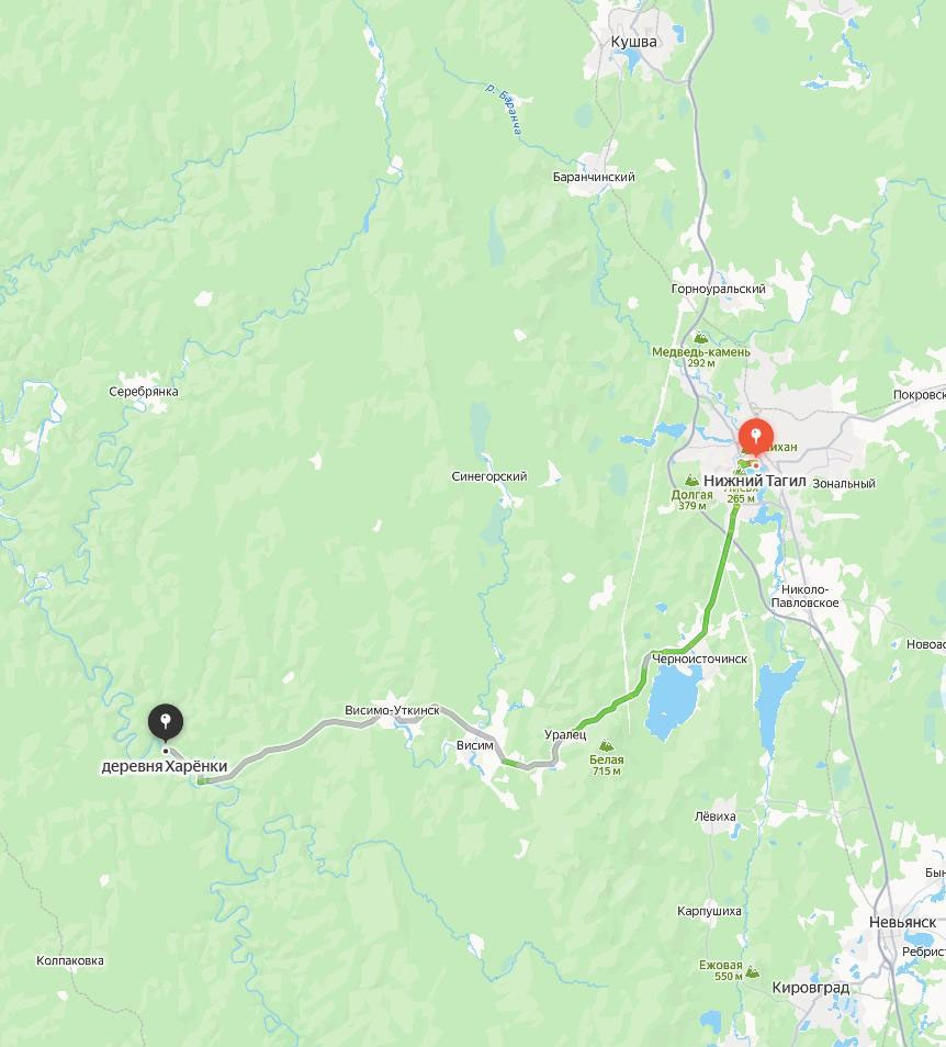 Как проехать до Камня Омутного на реке Чусовой от Нижнего Тагила