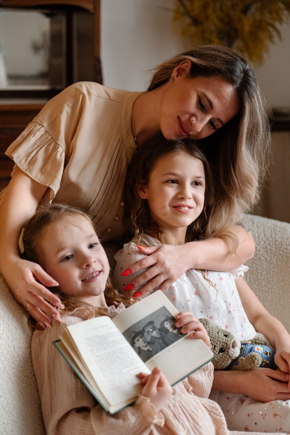 Семейная. Анастасия с дочками. Свадебный и сеейный фотограф в Санкт-Петербурге Елена Худякова