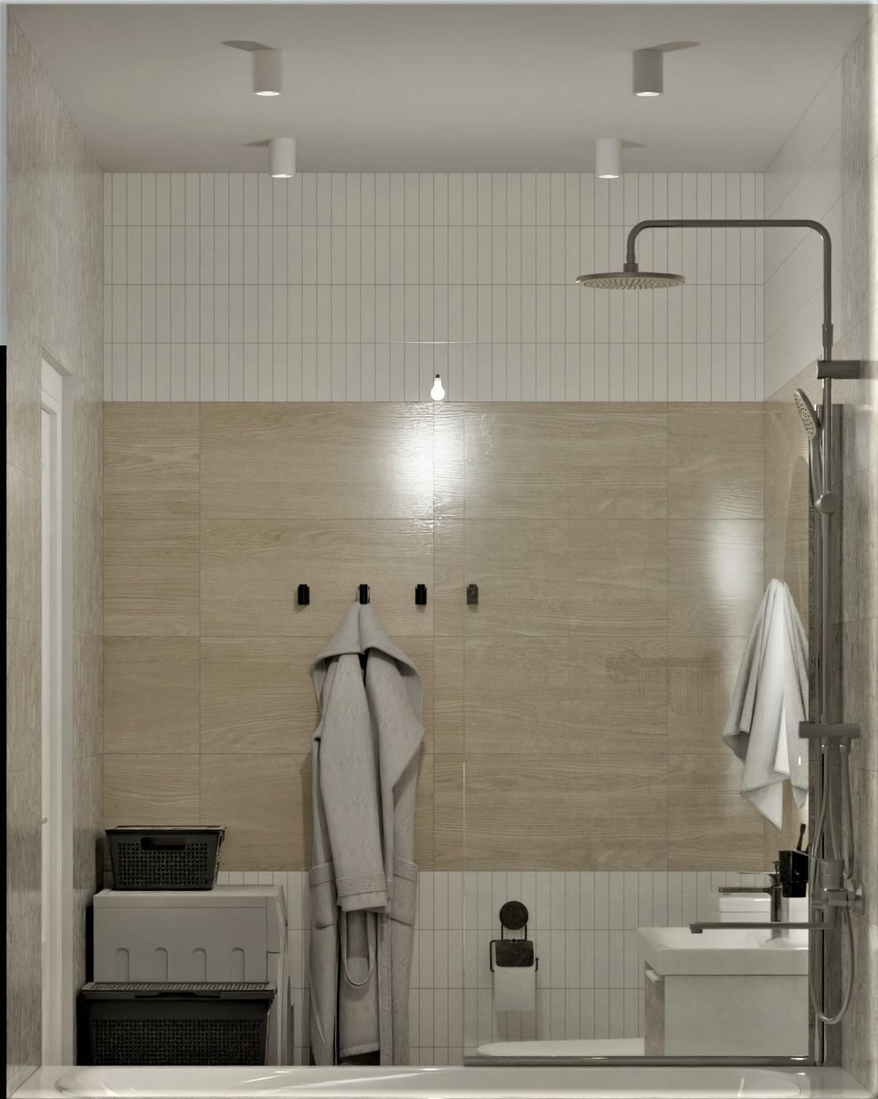 Примеры работ по дизайну ванных нашей студии. Дизайн-интерьера