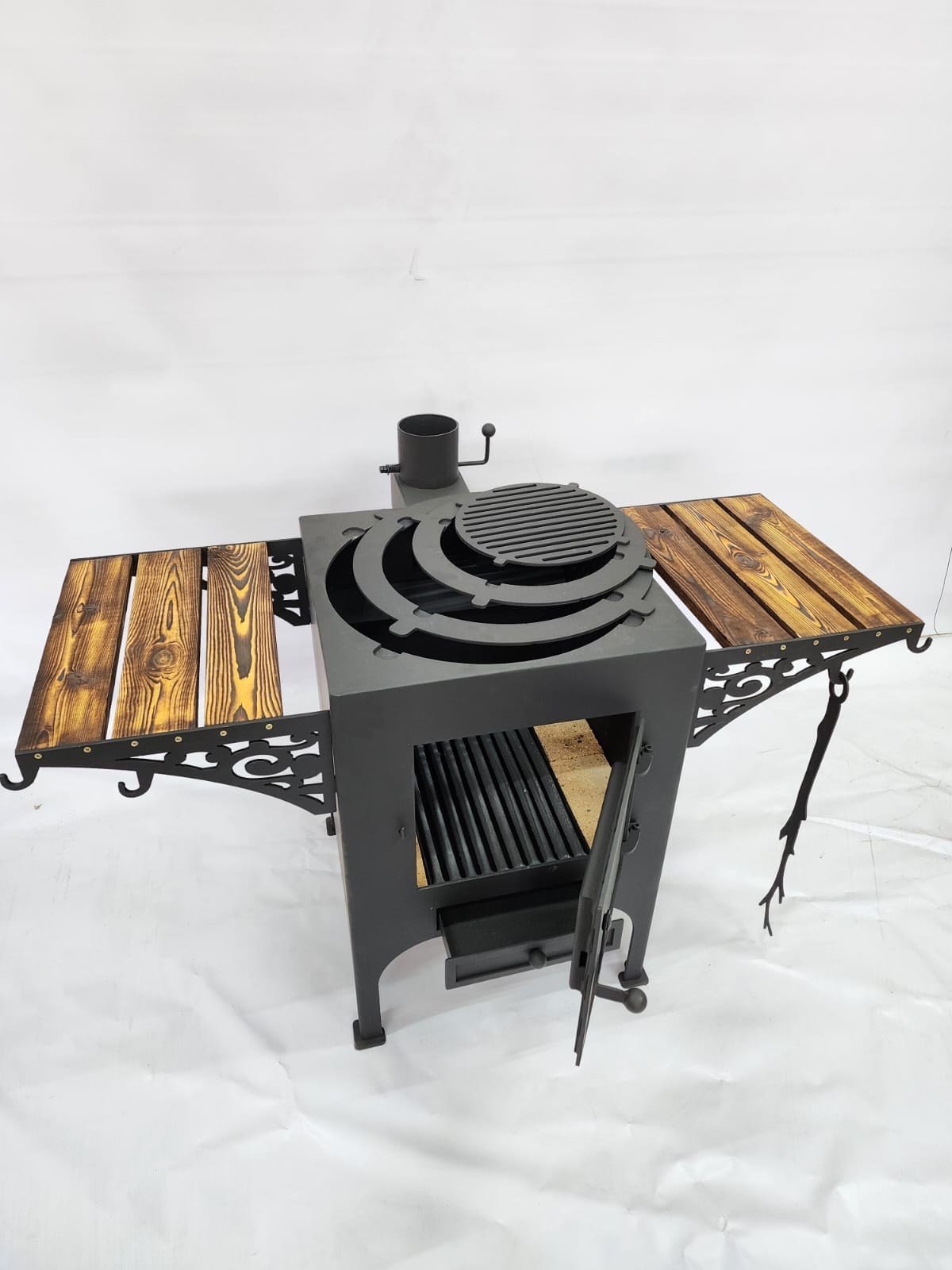 Печь под казан. Купить / заказать мангал для дома в Краснодаре от производителя «Мангал Мастер»