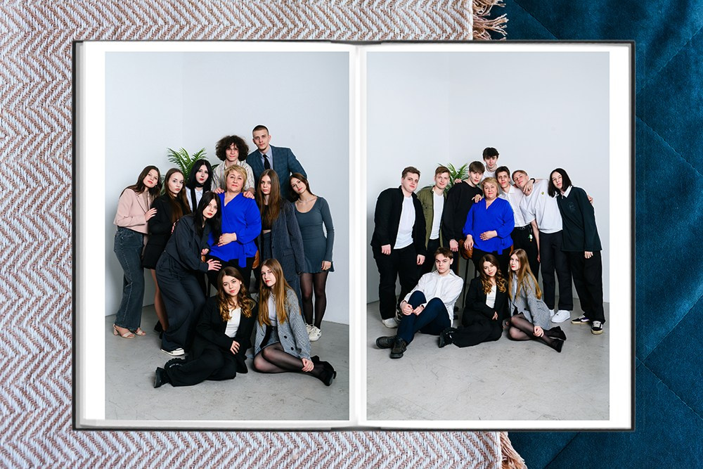 Выпускной альбом «Большой альбом про нас». Студия выпускных альбомов Ольги Галкиной. Томск