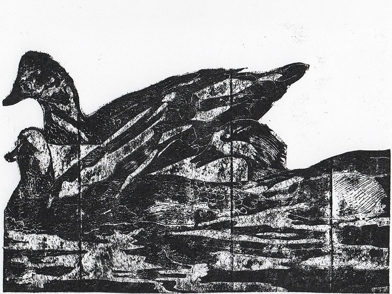 Авторская гравюра на тетрапаке