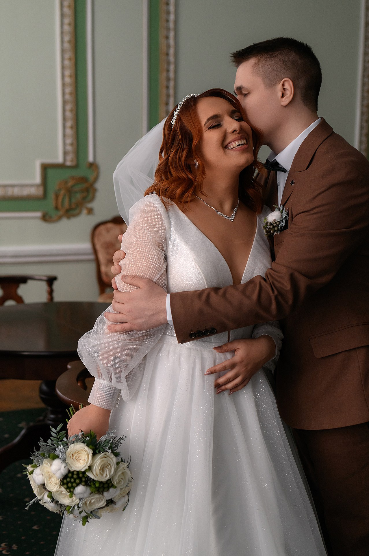 Свадебная фотосессия в ЗАГСе г. Иваново ул. Батурина д. 13 свадебный фотограф Николай Коляганов