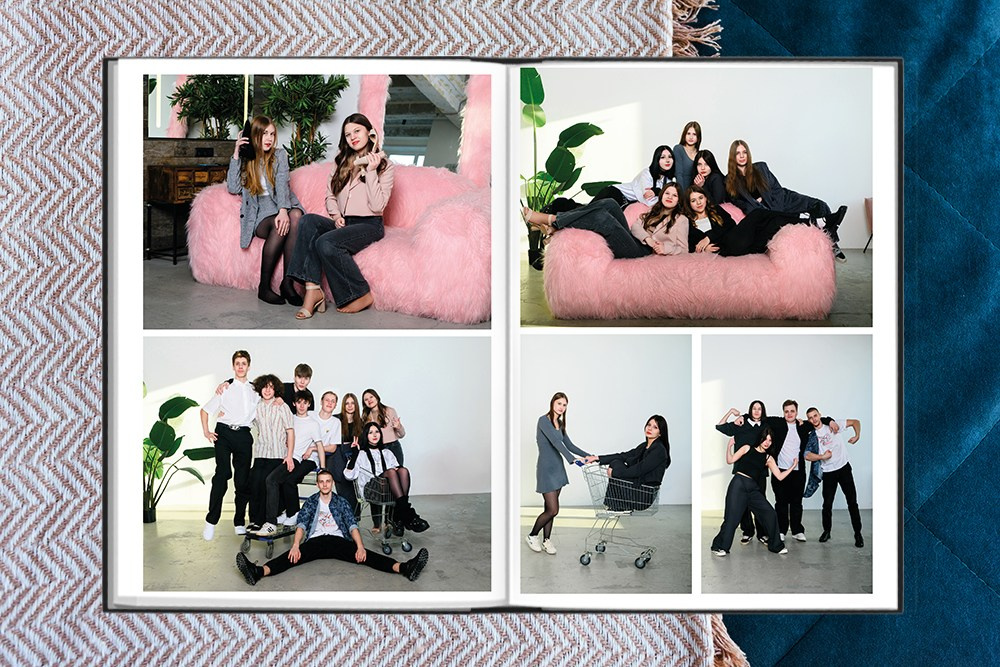 Выпускной альбом «Большой альбом про нас». Студия выпускных альбомов Ольги Галкиной. Томск