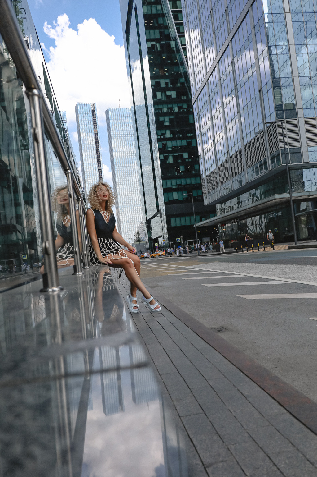 Алла. Прогулка в Москва-сити. Мужской Фотограф Настя Кравчук Москва