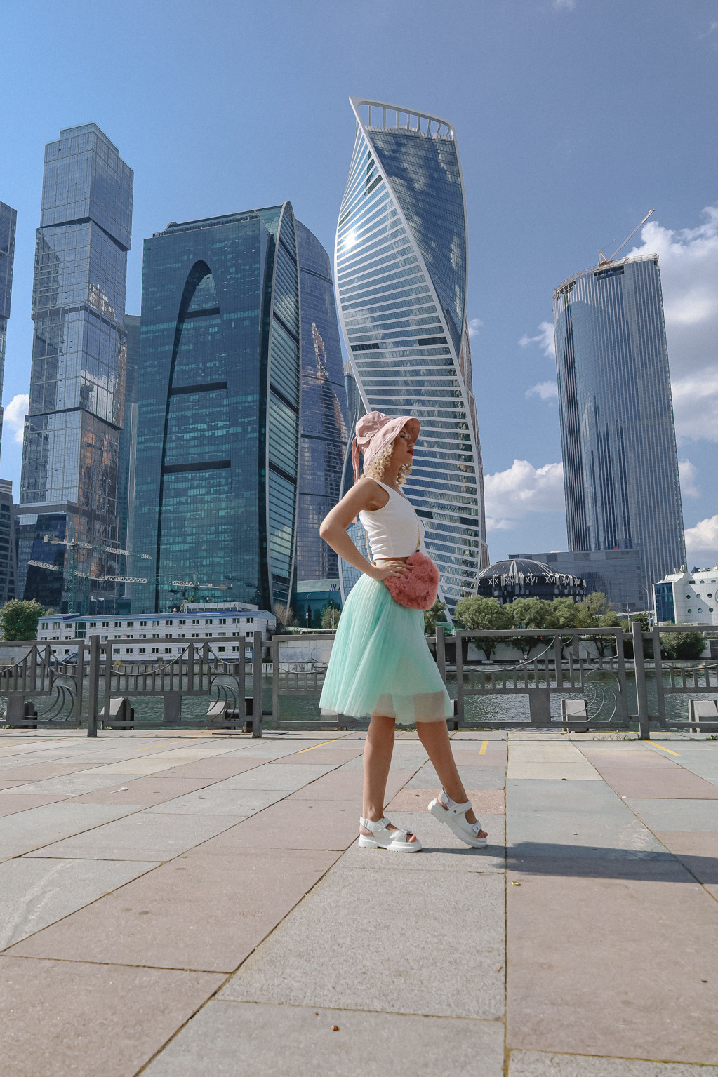 Алла. Прогулка в Москва-сити. Мужской Фотограф Настя Кравчук Москва