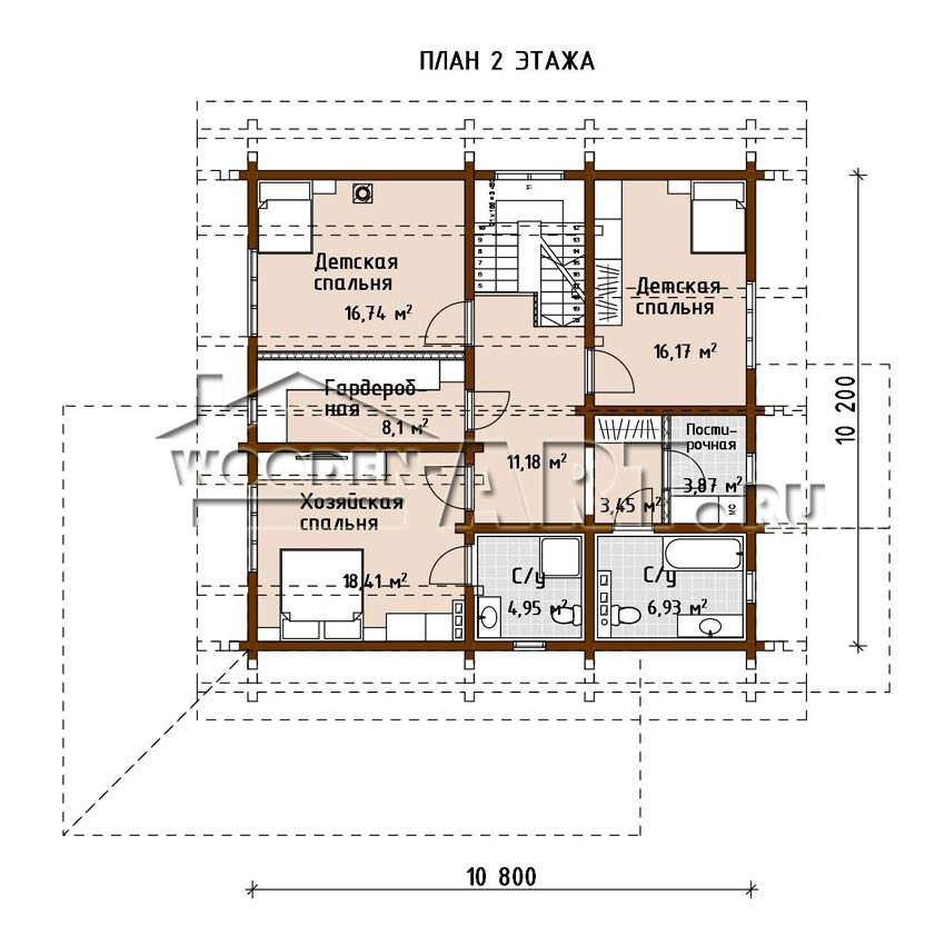 «Велегож парк-2» 231 кв. м. Проекты деревянных домов