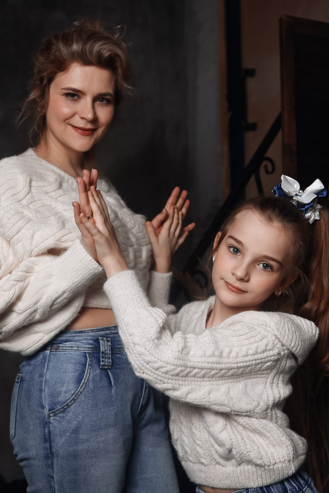 Людмила с мужем и дочкой. Семейный фотограф в Москве и МО Варвара Шаранова