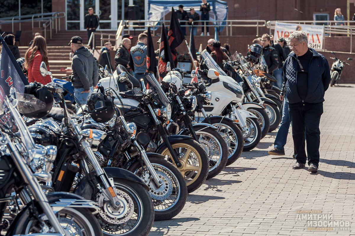 Слёт байкеров