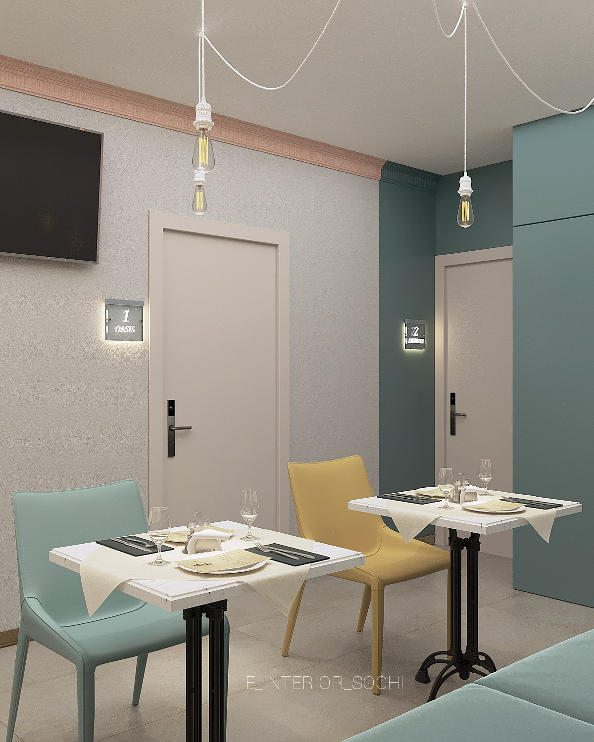 HOTEL_OASIS. Дизайн интерьера Евгения Тисленко