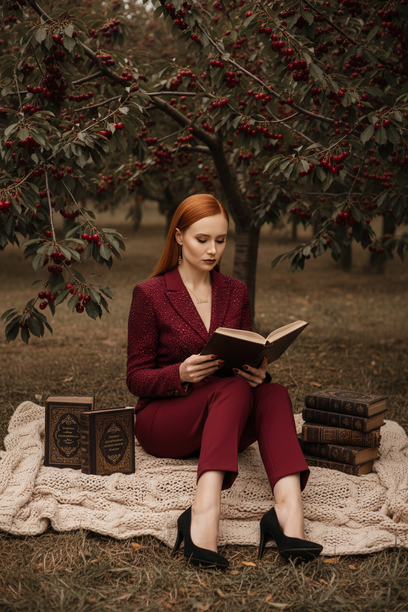 FIN Вишневый сад. Шаблоны и дизайны выпускных альбомов и фотокниг