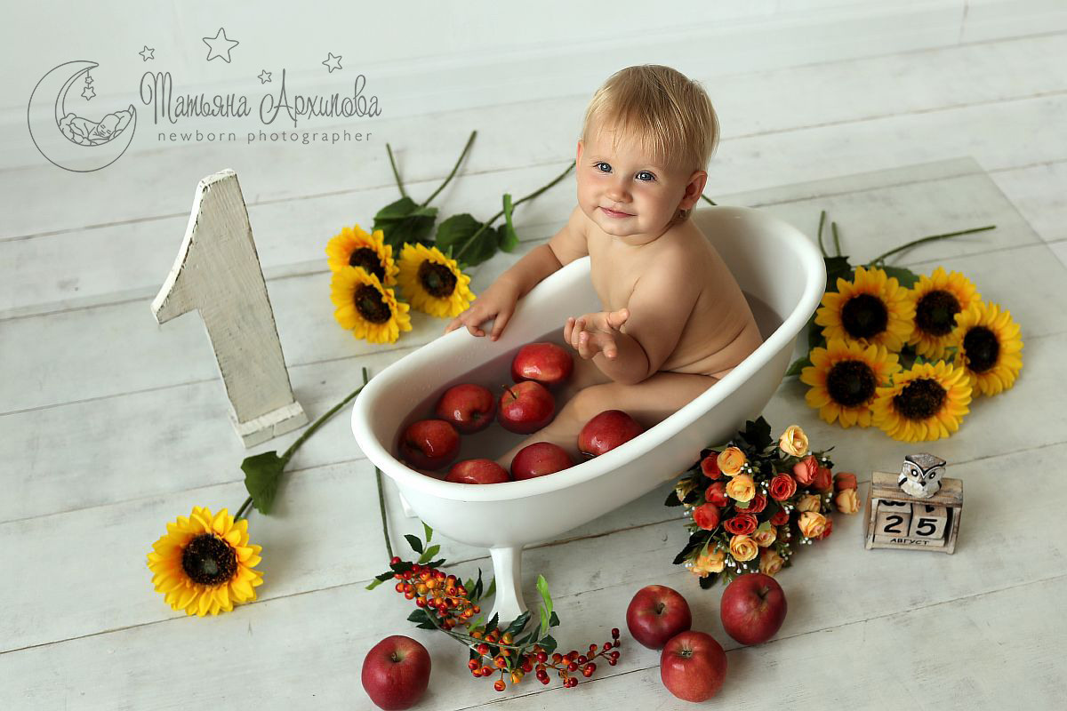 Малыши до года. Фотограф новорожденных Москва Архипова Татьяна
