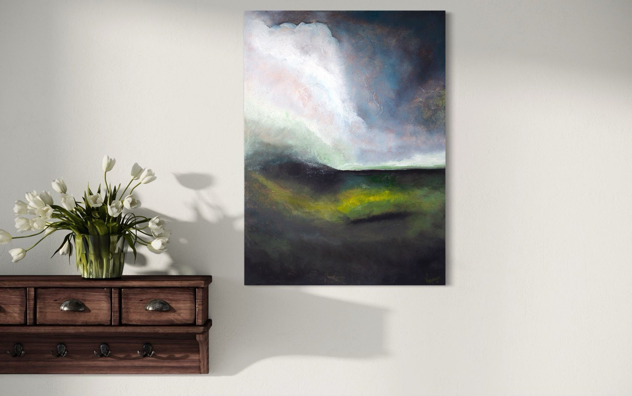 Abstract painting inspired by stormy skies. Павел Коршун — современный художник-пленэрист