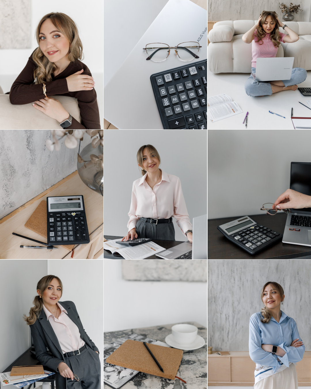 Контентная фотосессия для бухгалтера. КОНТЕНТ ФОТОГРАФ