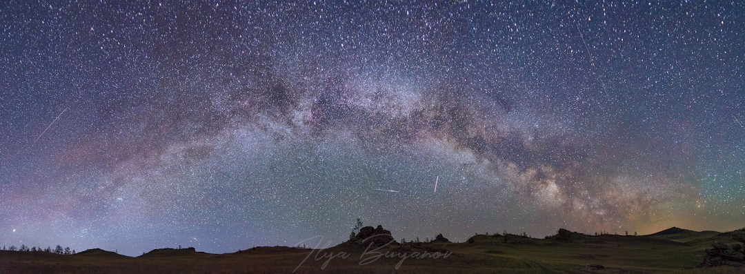 Звёздное небо. Илья Буянов, гид по Байкалу, фотограф — baikalsky.com