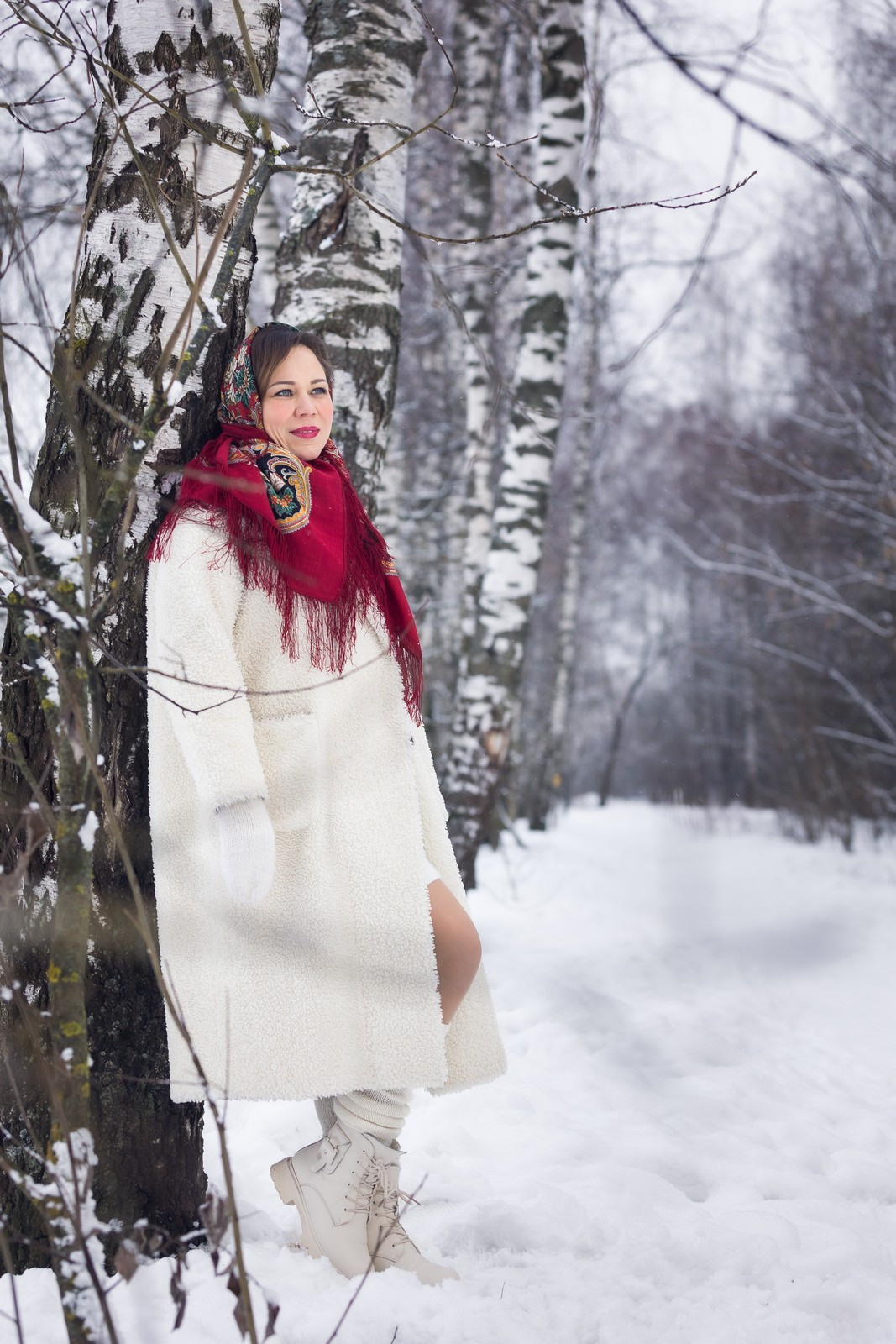 Зима. Русские красавицы. Свадебный и репортажный фотограф в Москве и Московской области