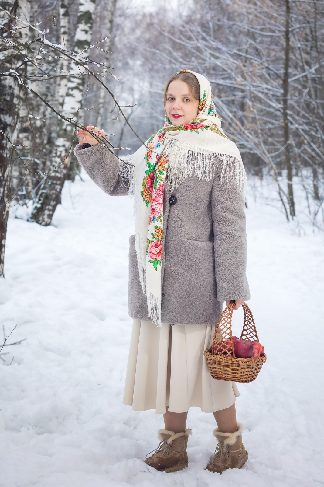Зима. Русские красавицы. Свадебный и репортажный фотограф в Москве и Московской области