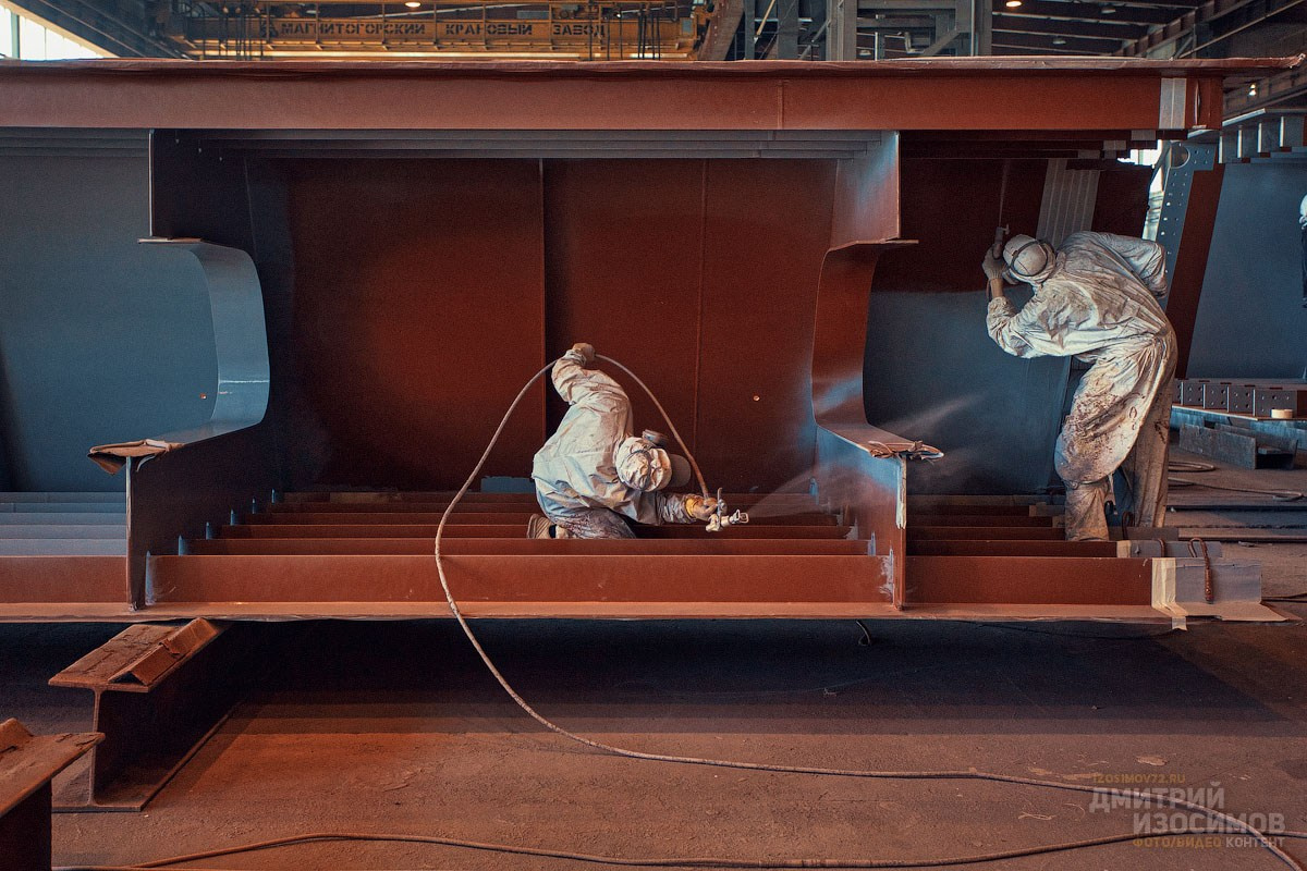 Съёмка на производстве