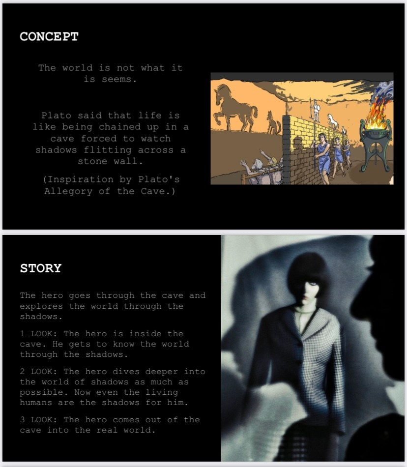 Fashion shoot “ALLEGORY OF THE SHADOWS”. Elizaveta Filchenko. Fashion-photographer and director