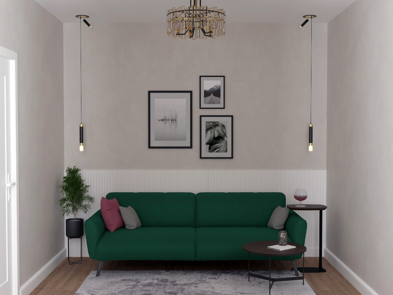 Гостиная в маленькой кваритре