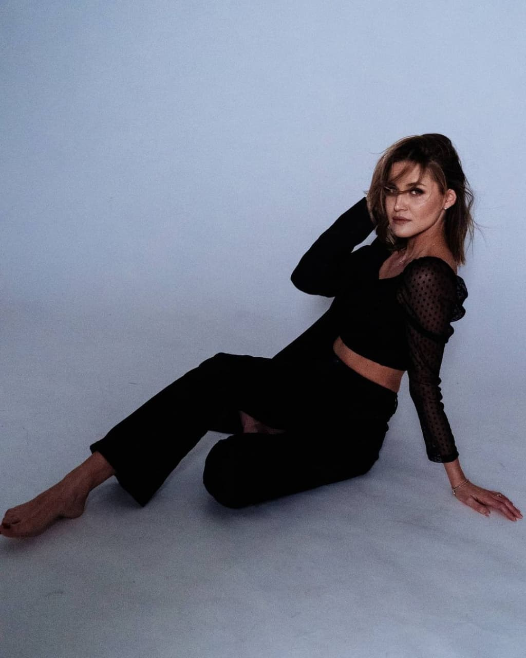 Albina Maklakova in the studio. New York photographer RINAT SHAHMETOV in New York city