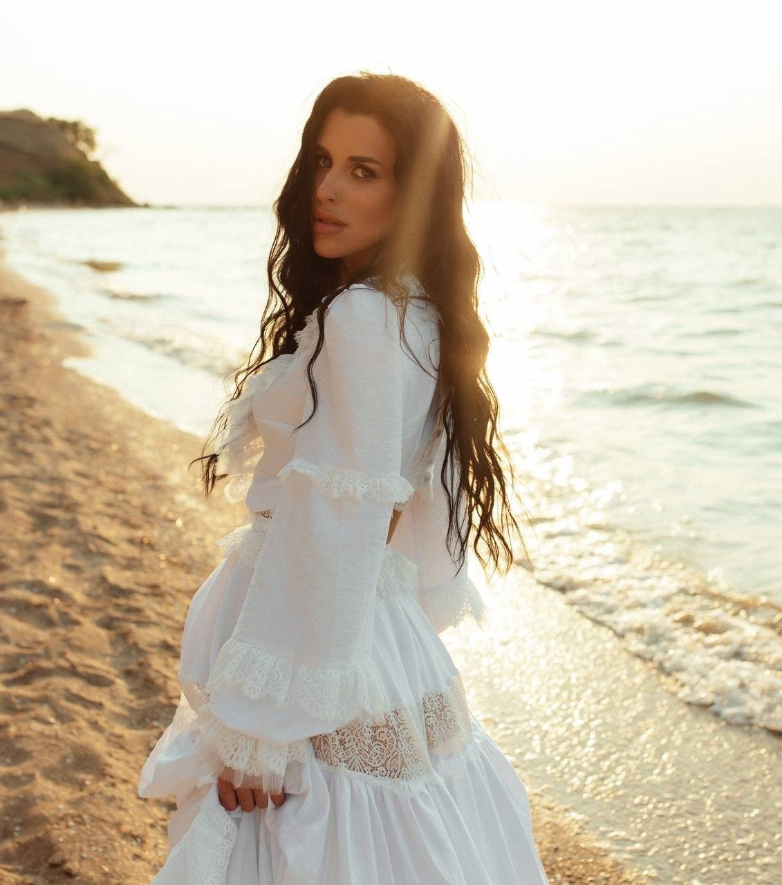 Свадебное платье для Елизаветы. Модельер Евгений Бременев