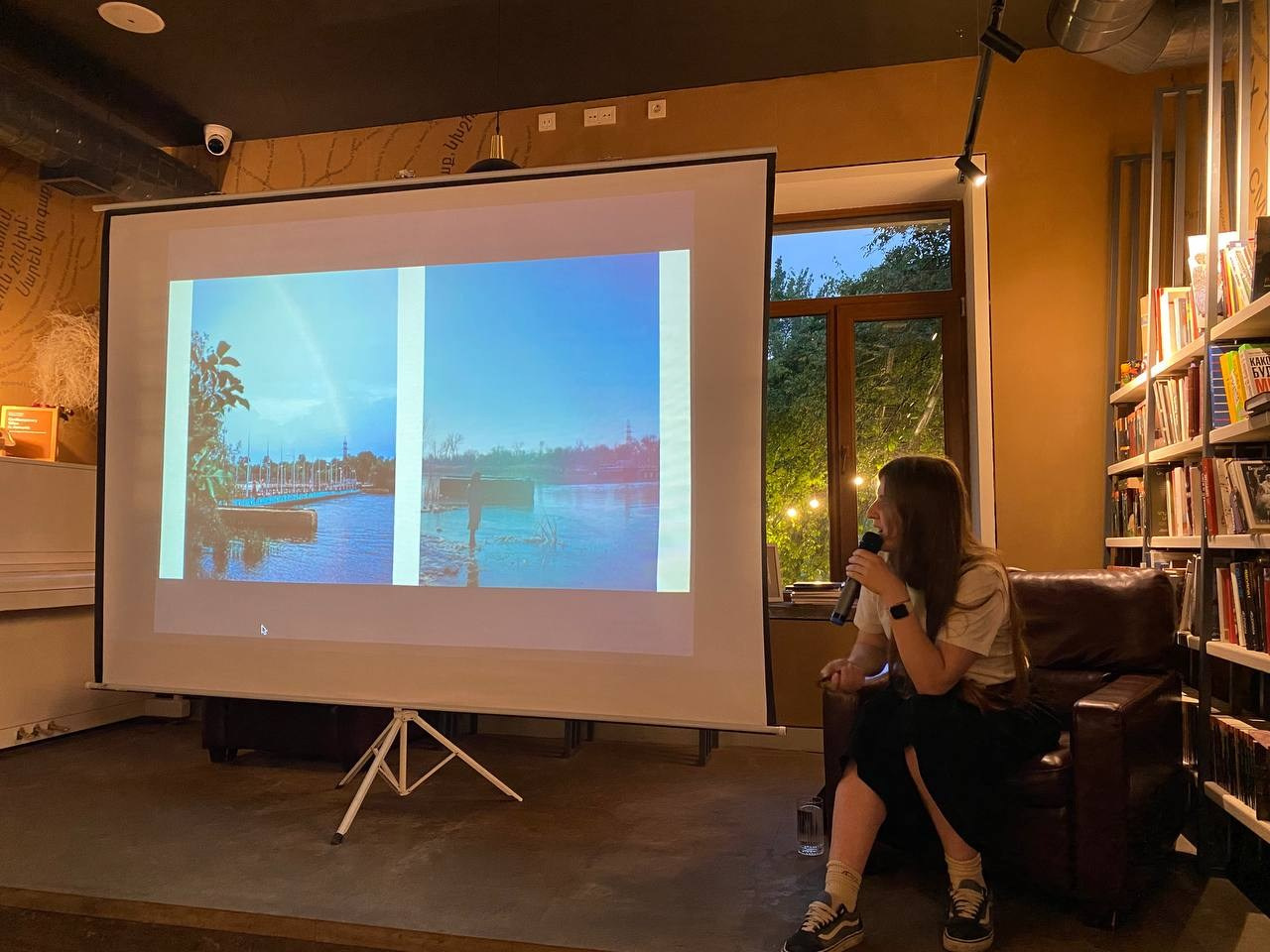 Паблик-ток «Зины и фотокниги как медиум современного художника», Common Ground Books&Spirits, Ереван. Лера Круглова