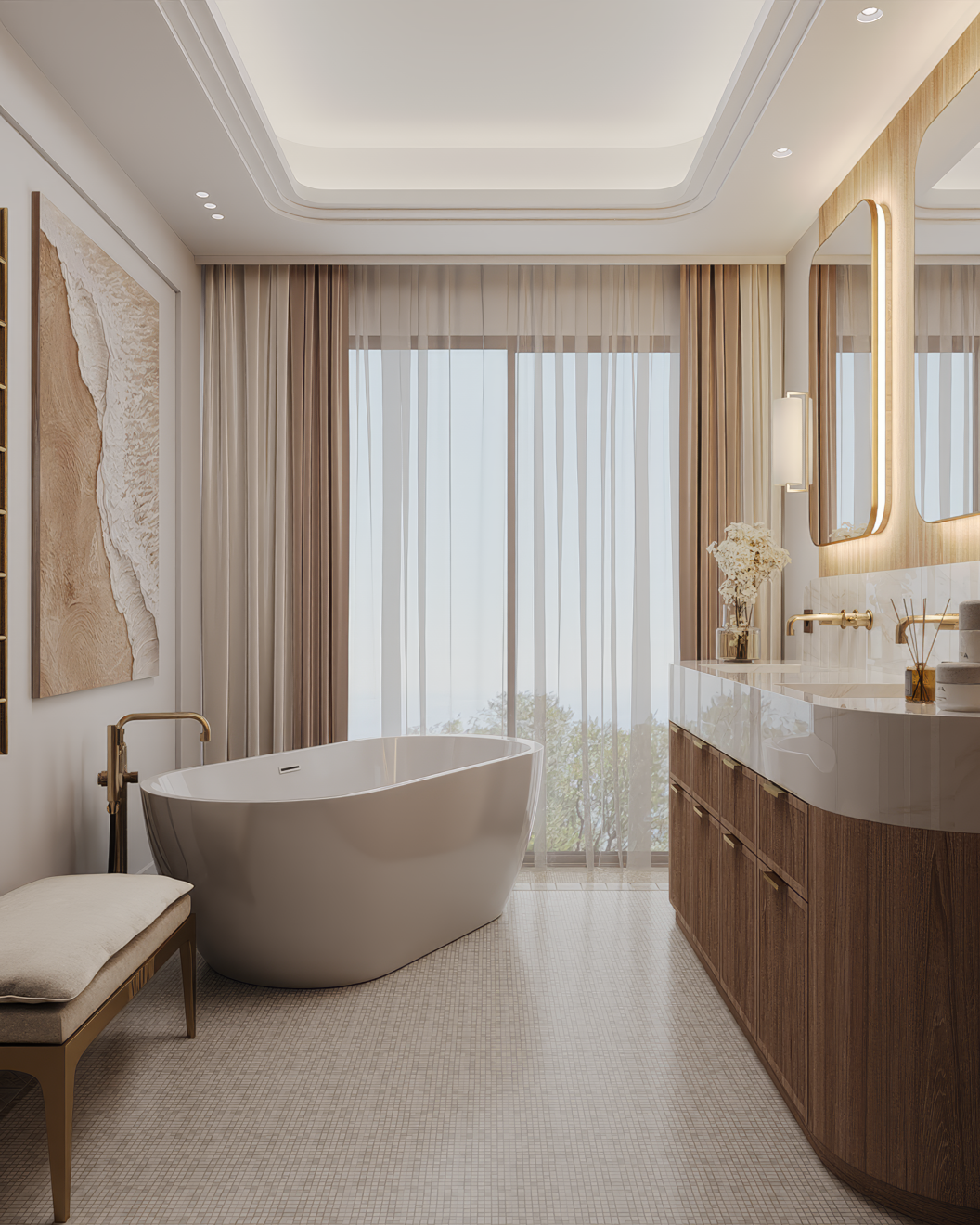 Villa J, Cap-d-A’il. Irina Balykina — Interior 3D Visualization